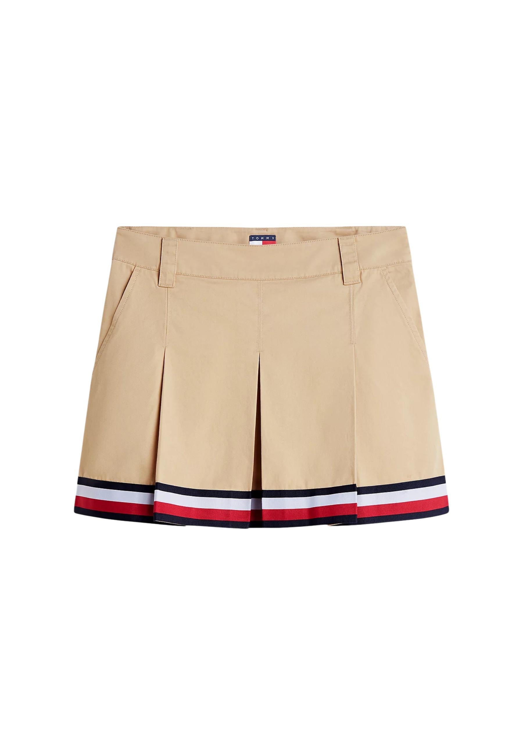 Tommy Hilfiger Jeans Jean femme Jupes — beige
