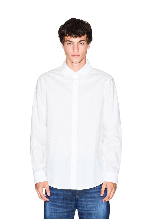Armani Exchange Chemise homme Chemises — white