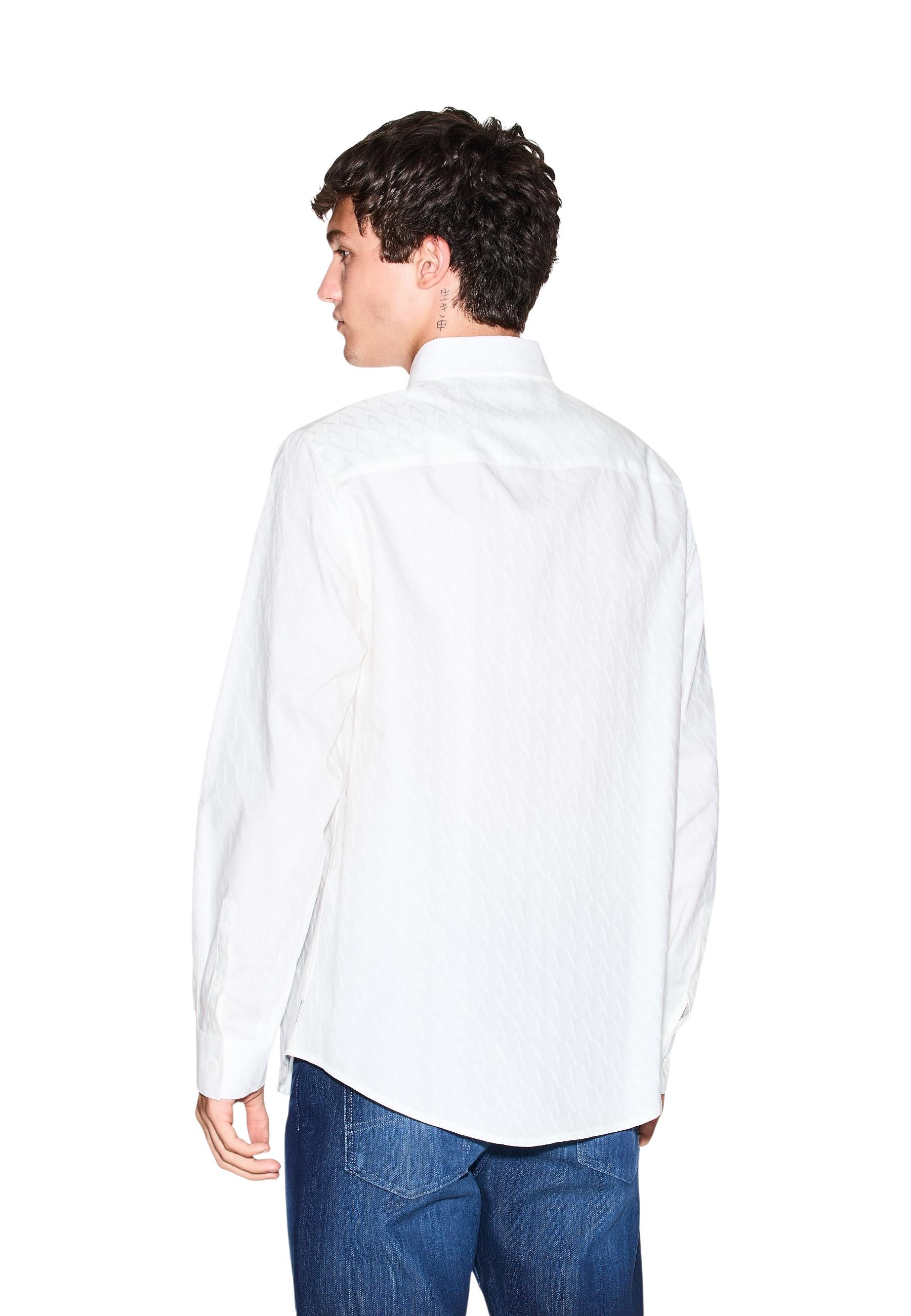 Armani Exchange Chemise homme Chemises — white