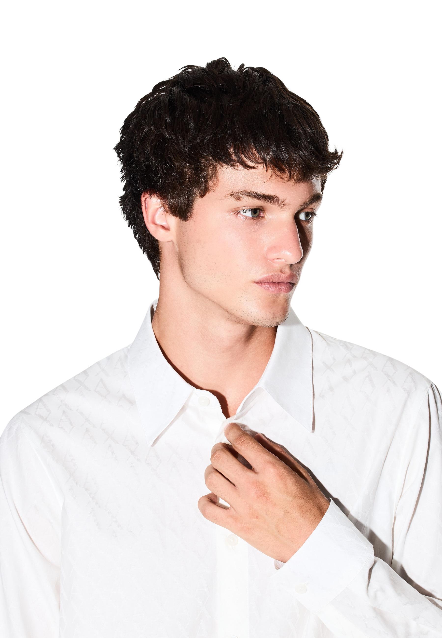 Armani Exchange Chemise homme Chemises — white
