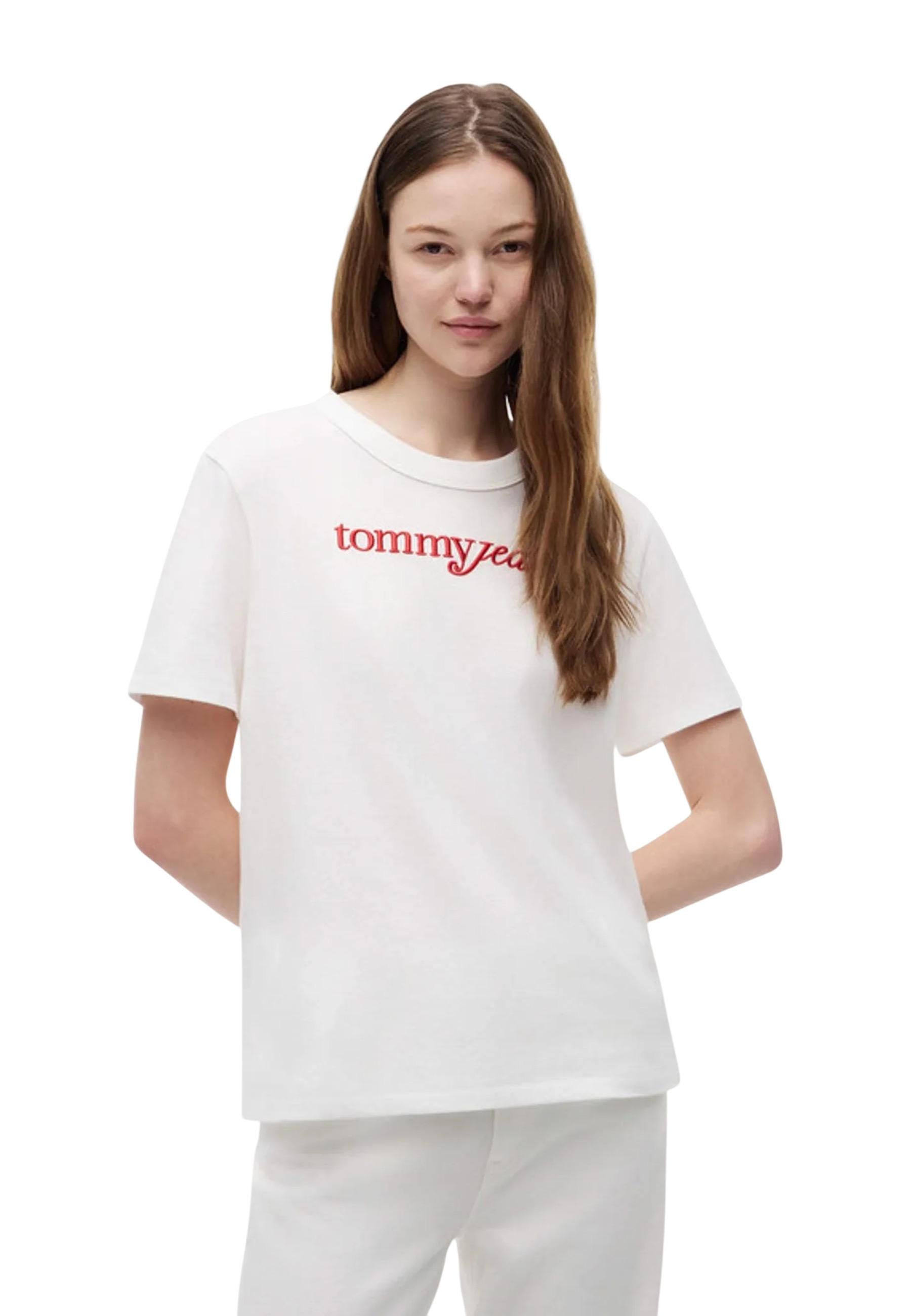 Tommy Hilfiger Jeans T-shirt femme — white