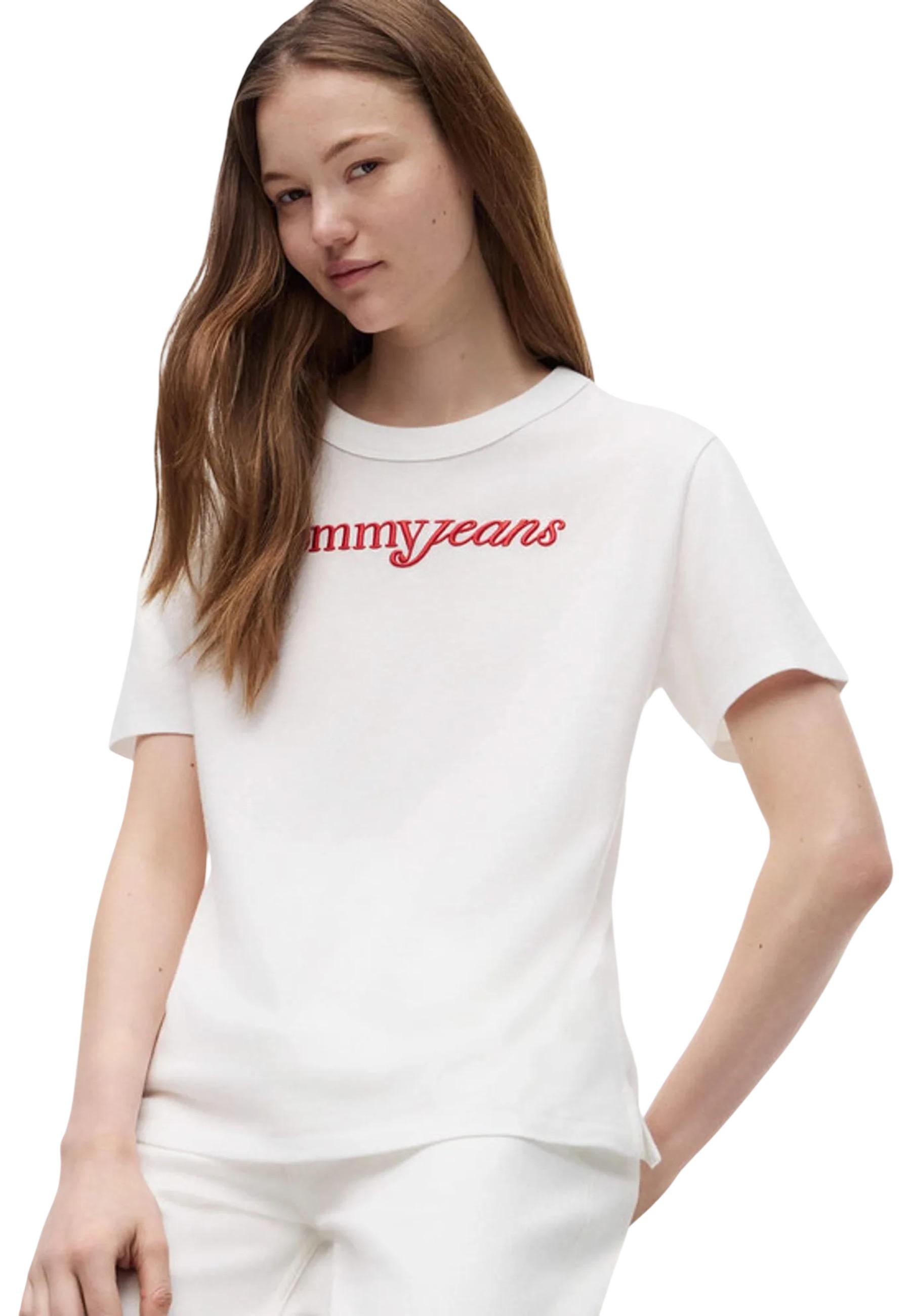 Tommy Hilfiger Jeans T-shirt femme — white