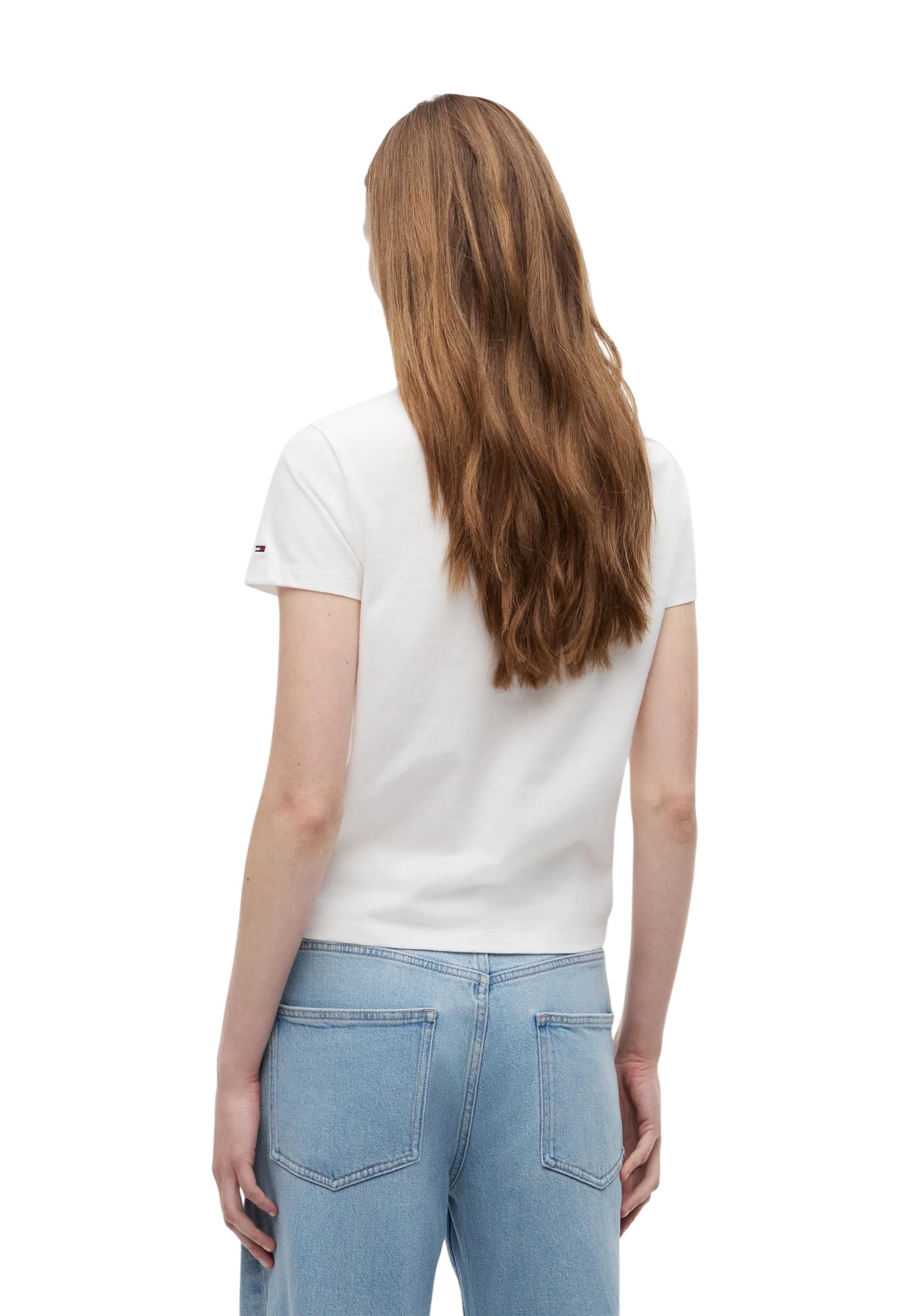 Tommy Hilfiger Jeans T-shirt femme — white