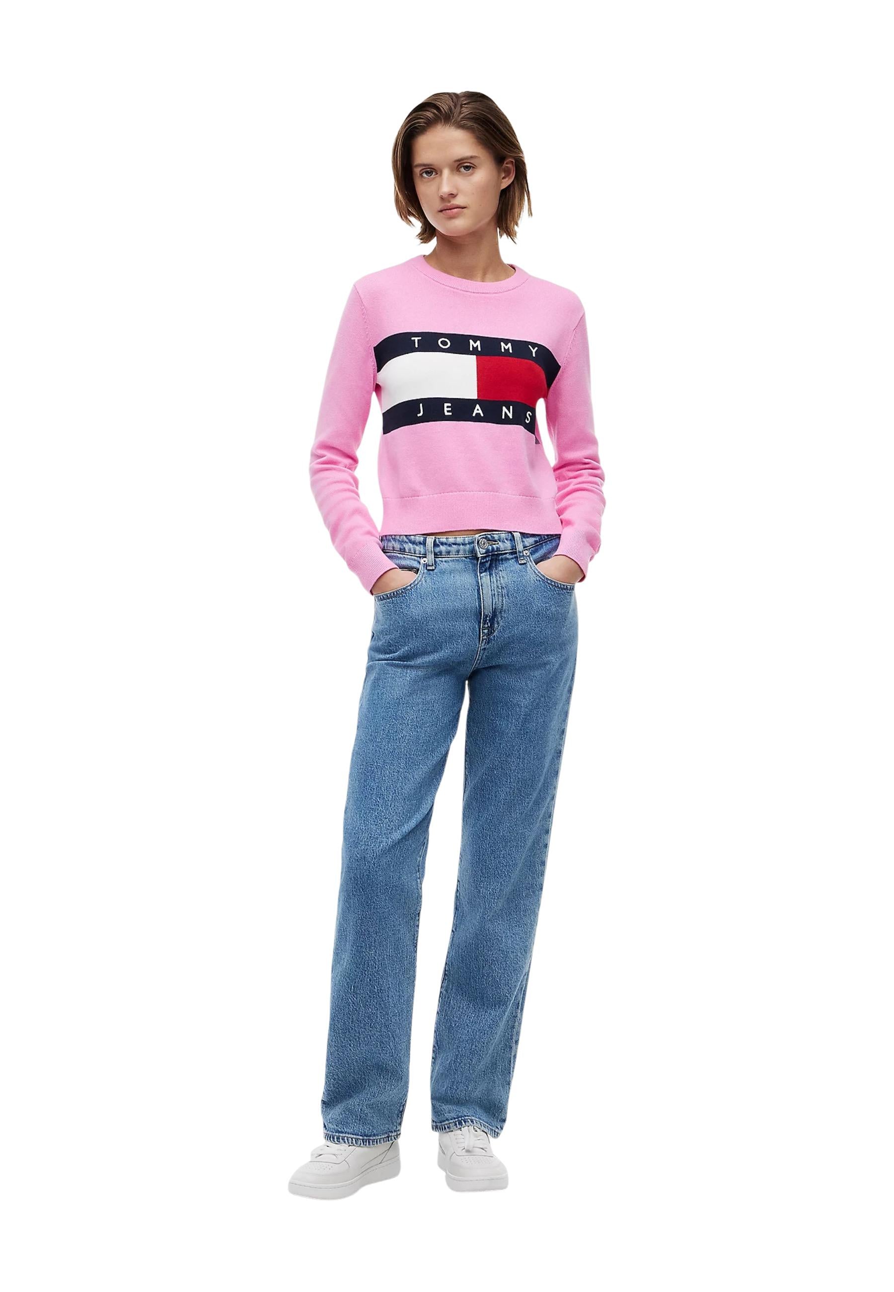 Tommy Hilfiger Jeans Pull femme — pink