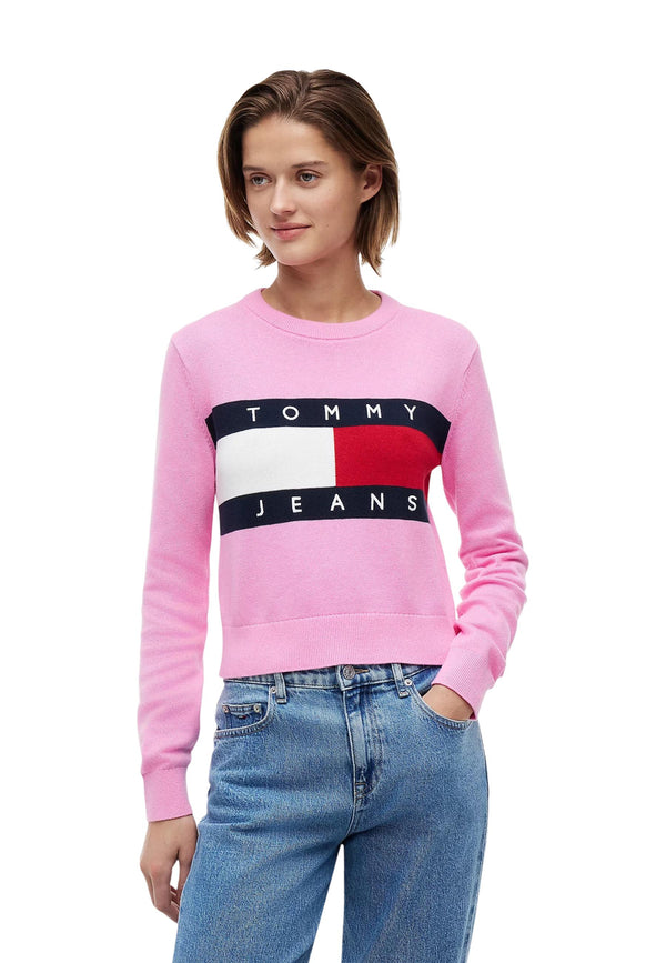 Tommy Hilfiger Jeans Pull femme — pink