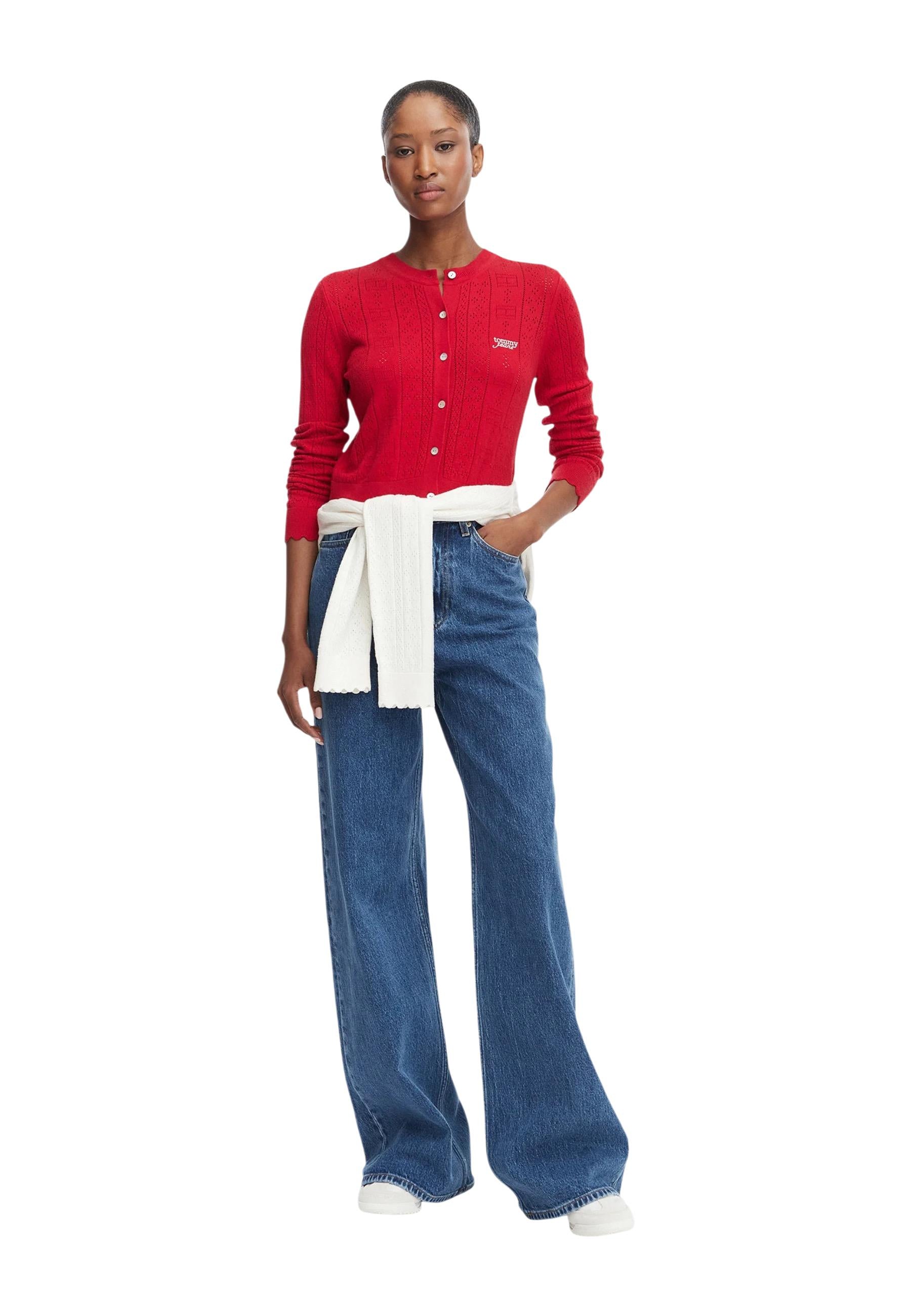 Tommy Hilfiger Jeans Pull femme — red