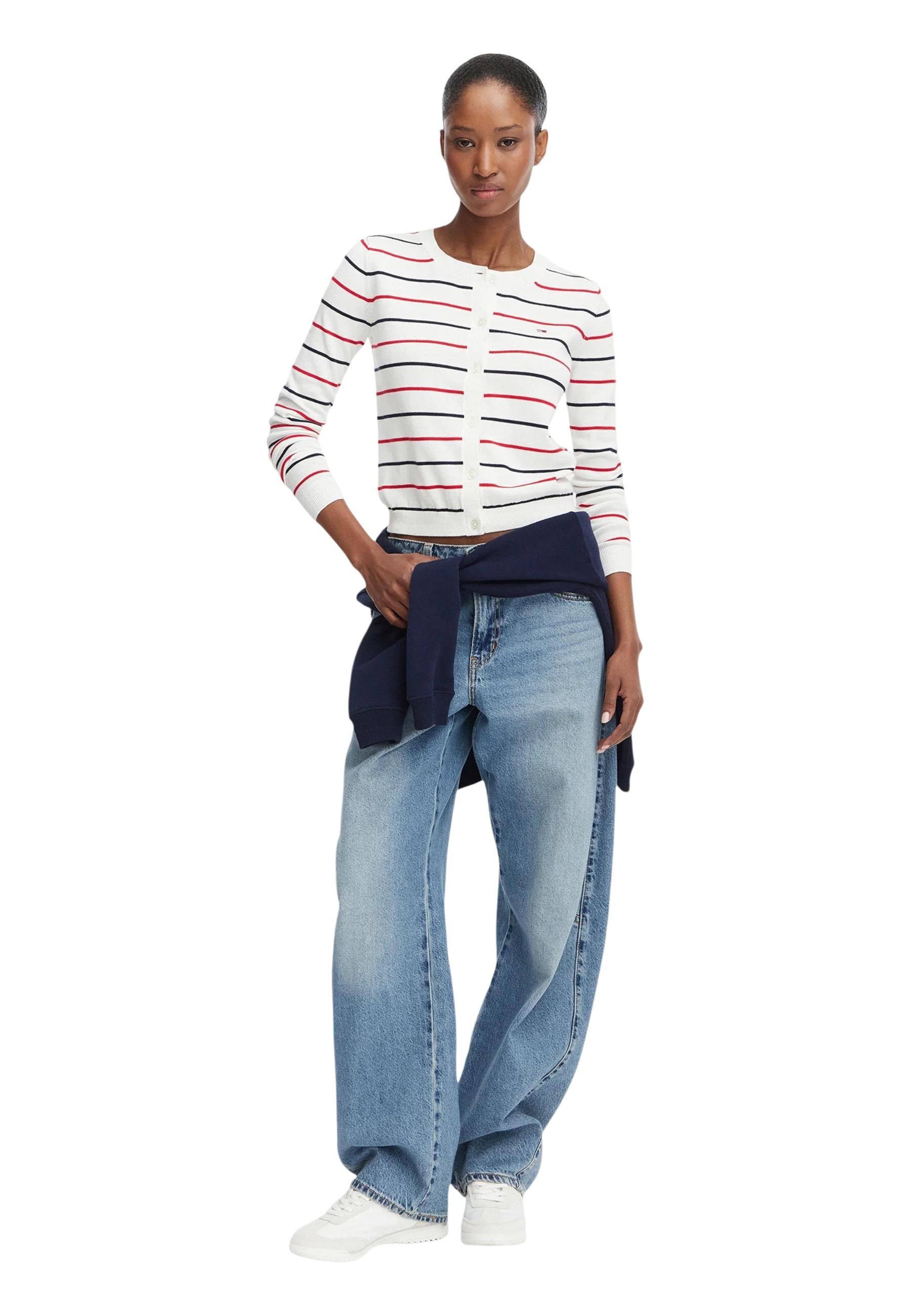 Tommy Hilfiger Jeans Pull femme — white