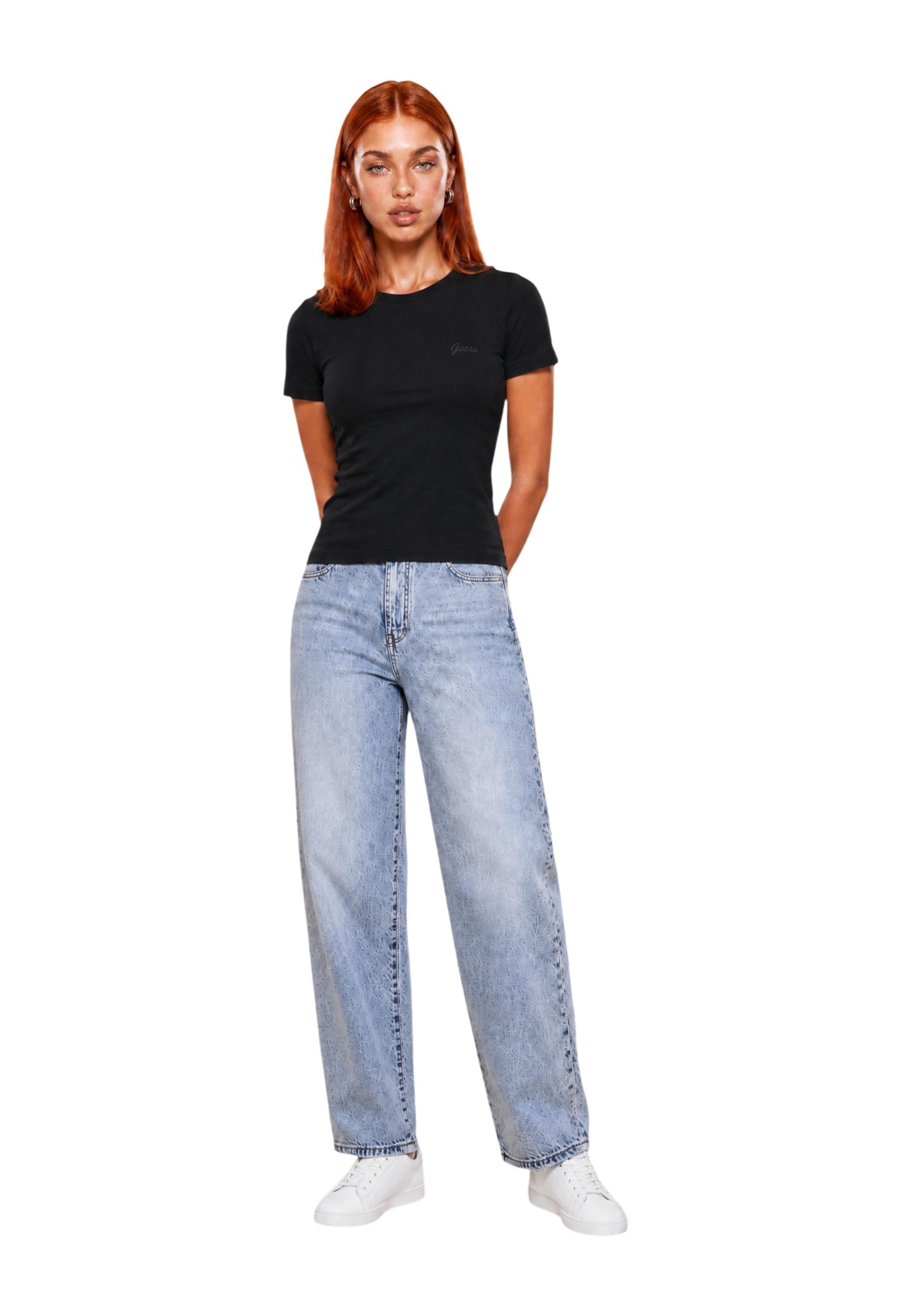 Guess Active T-shirt femme — black