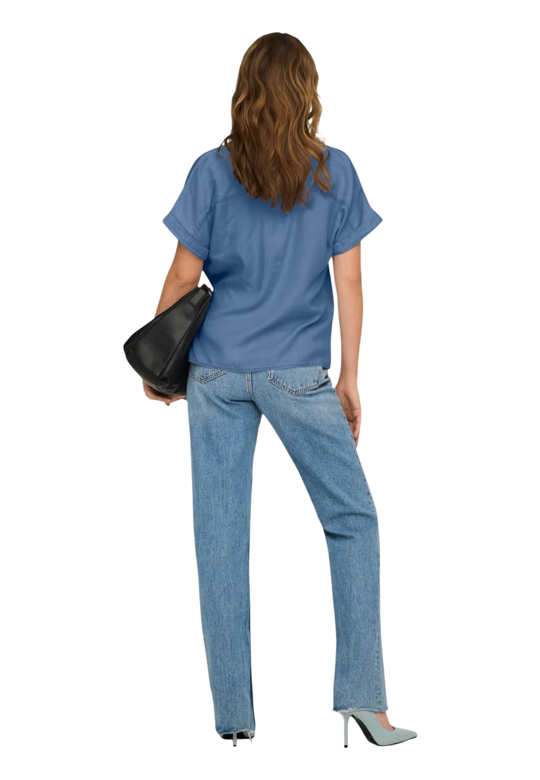 Only Vêtement femme Blouse — blue