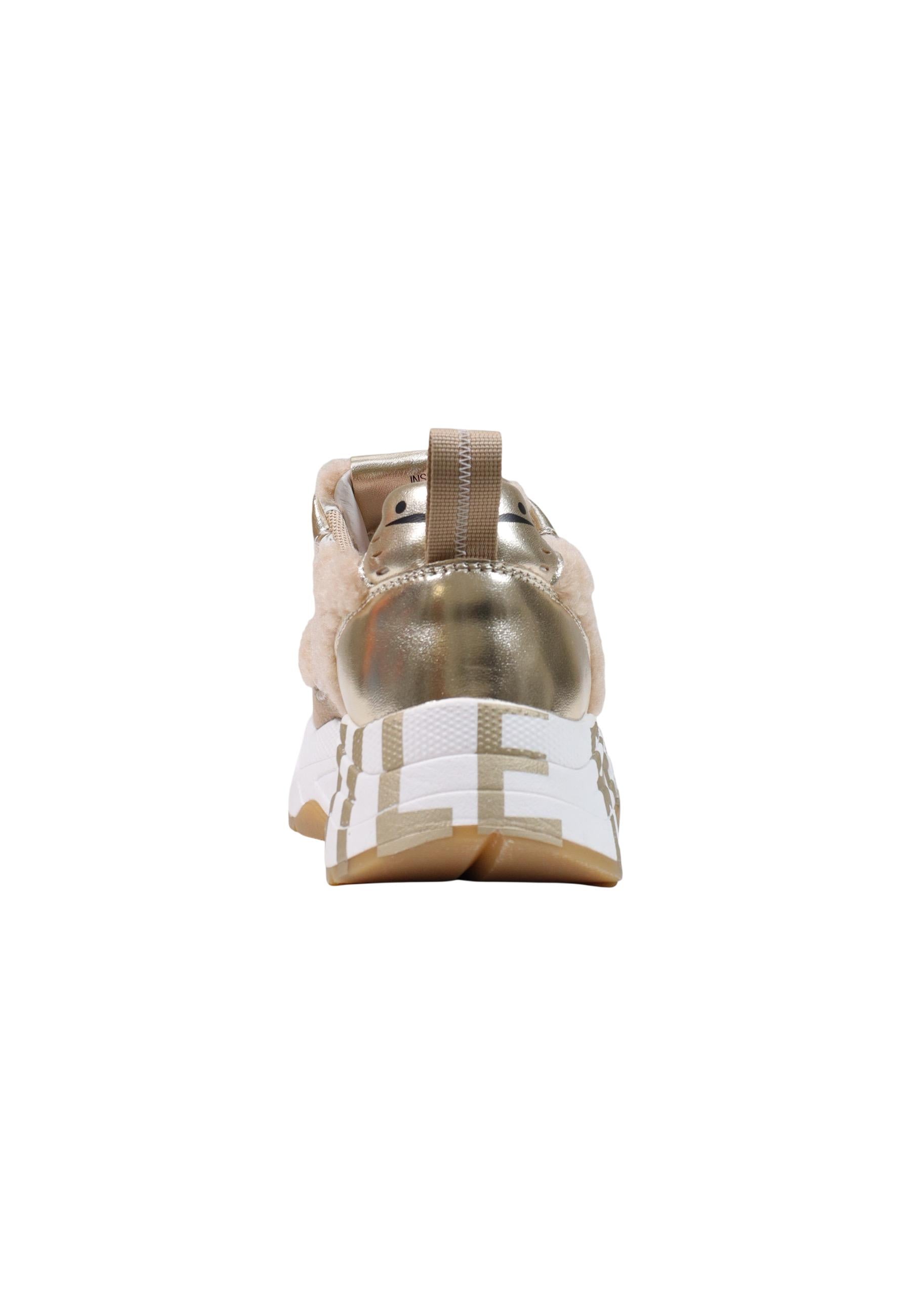 Voile Blanche Baskets femme — gold