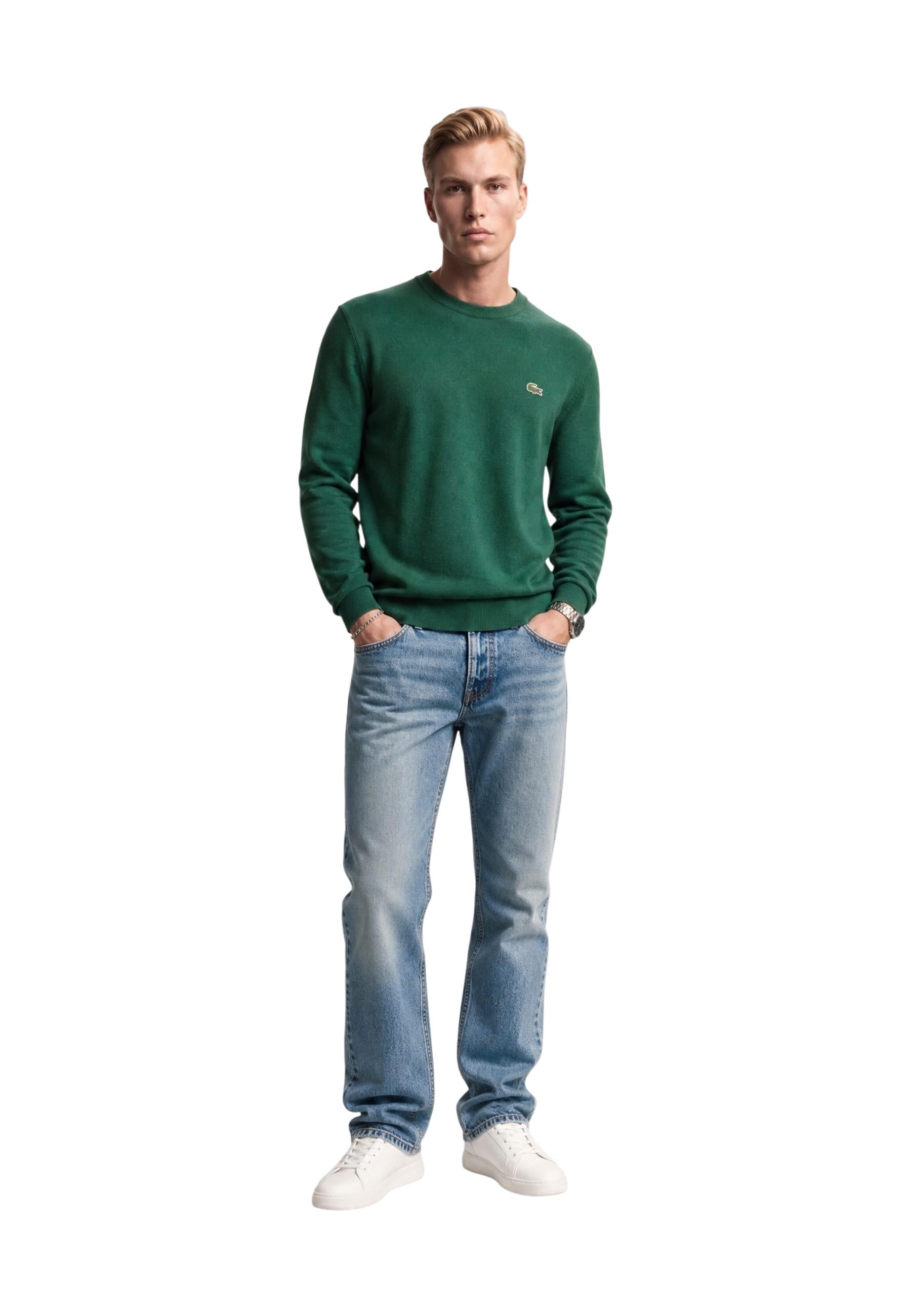 Lacoste Pull homme — green