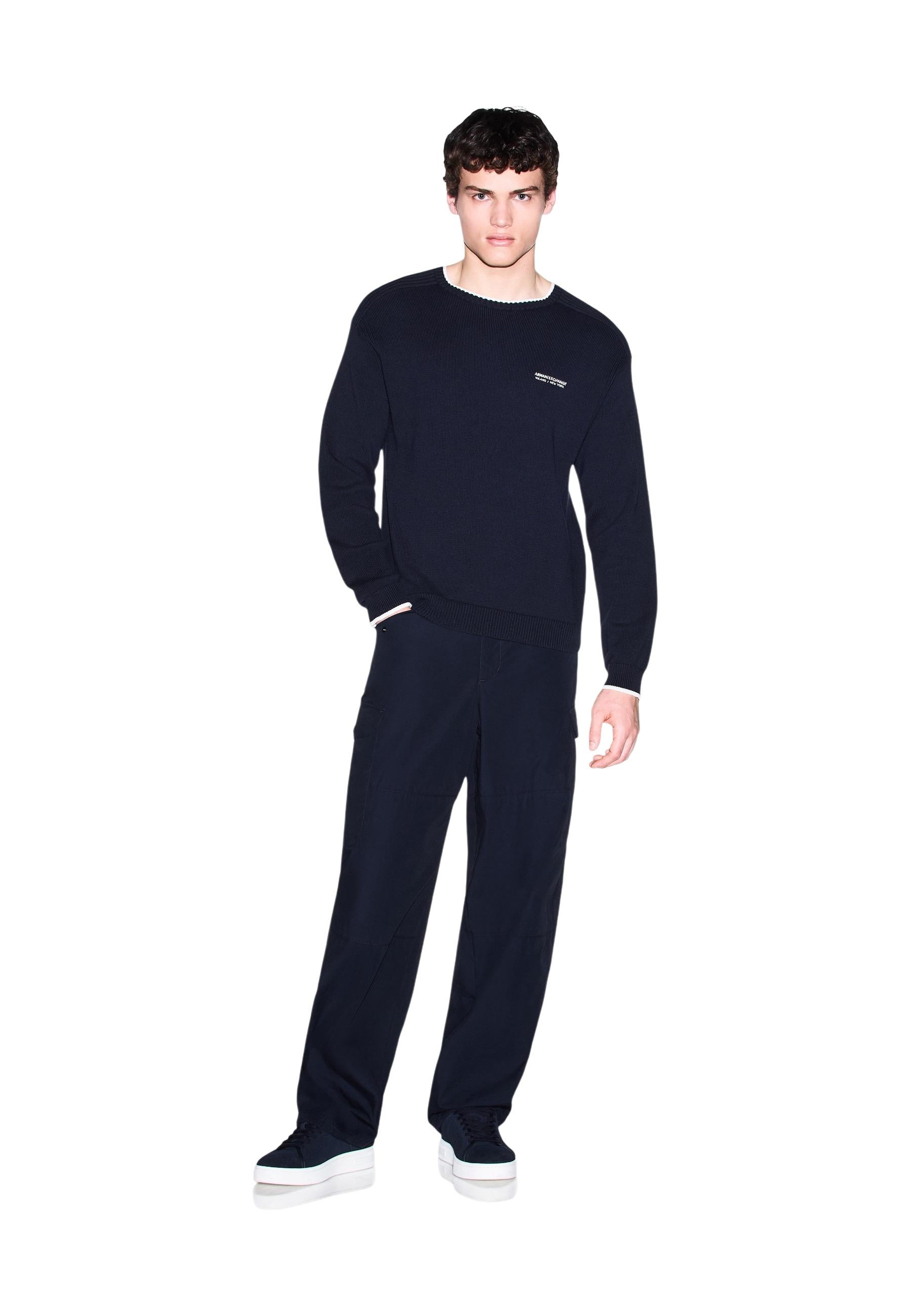 Armani Exchange Pull homme — blue