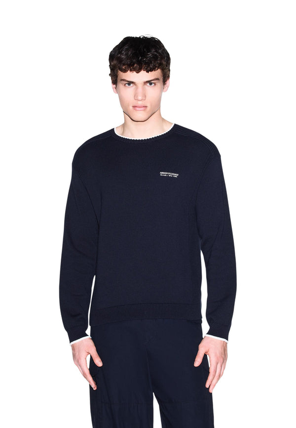 Armani Exchange Pull homme — blue