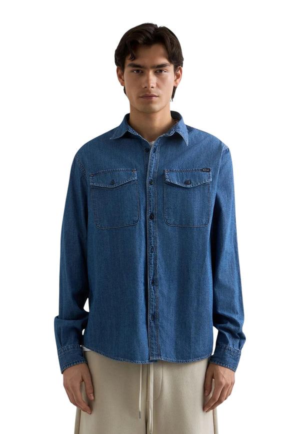 Replay Chemise homme Chemises — blue