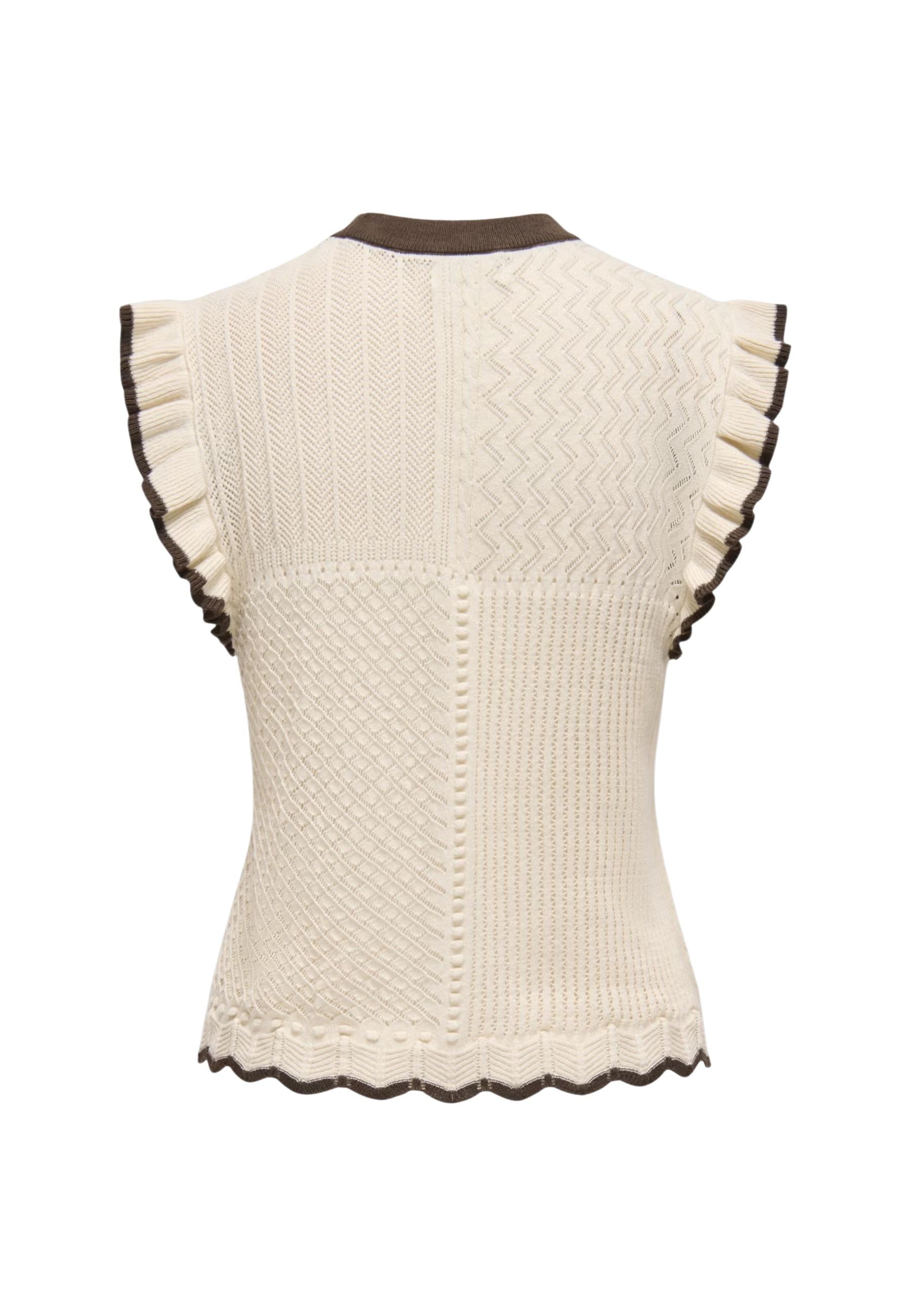 Jacqueline De Yong T-shirt femme — beige