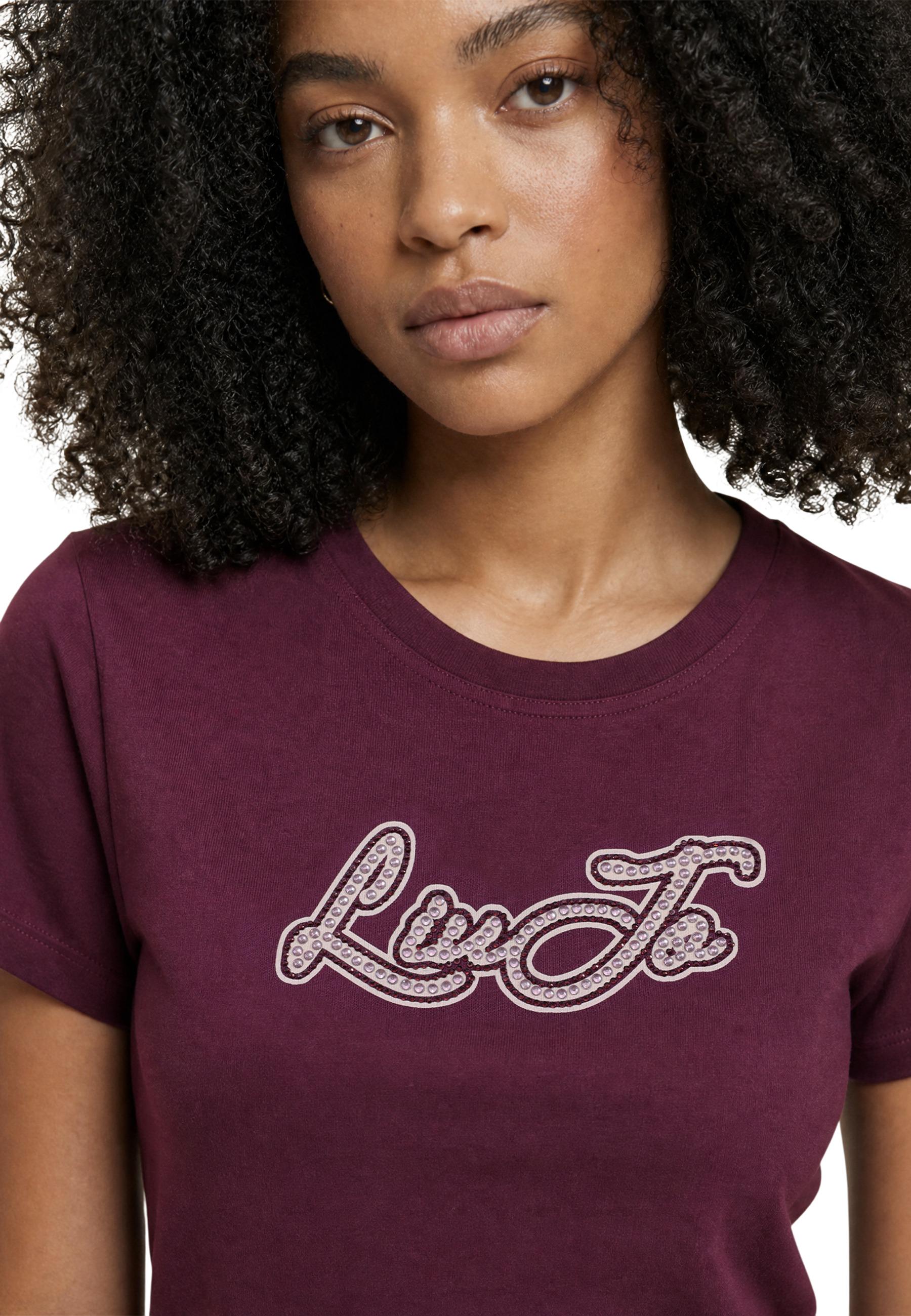 Liu Jo T-shirt femme — bordeaux