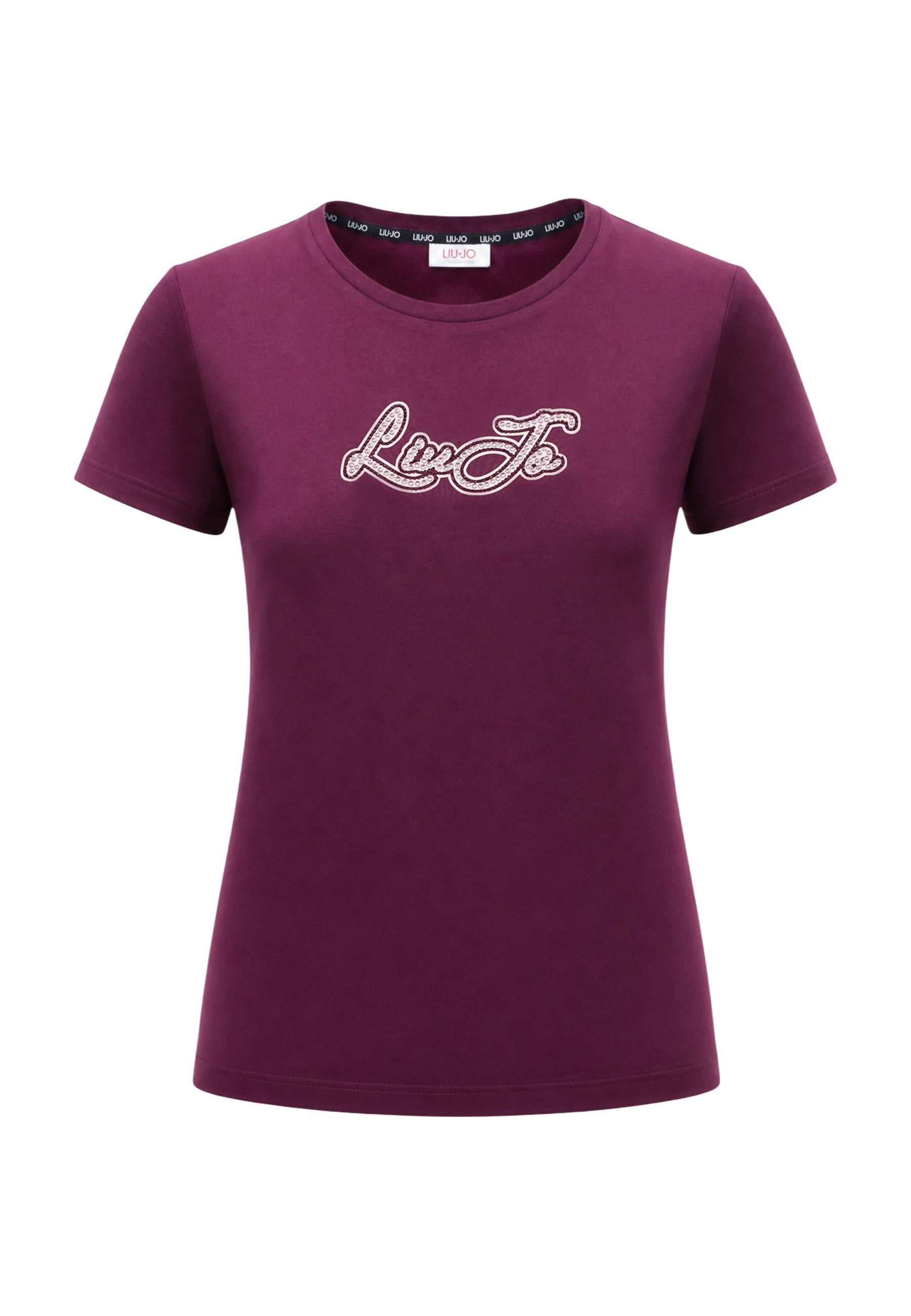 Liu Jo T-shirt femme — bordeaux
