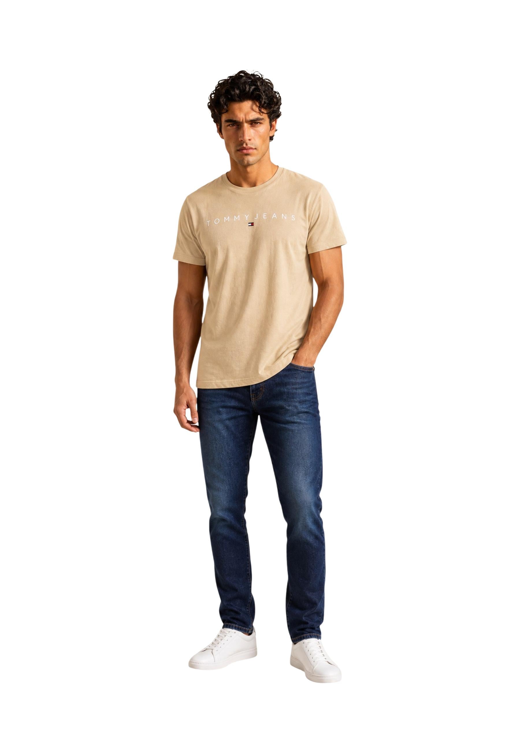 Tommy Hilfiger Jeans T-shirt homme — beige