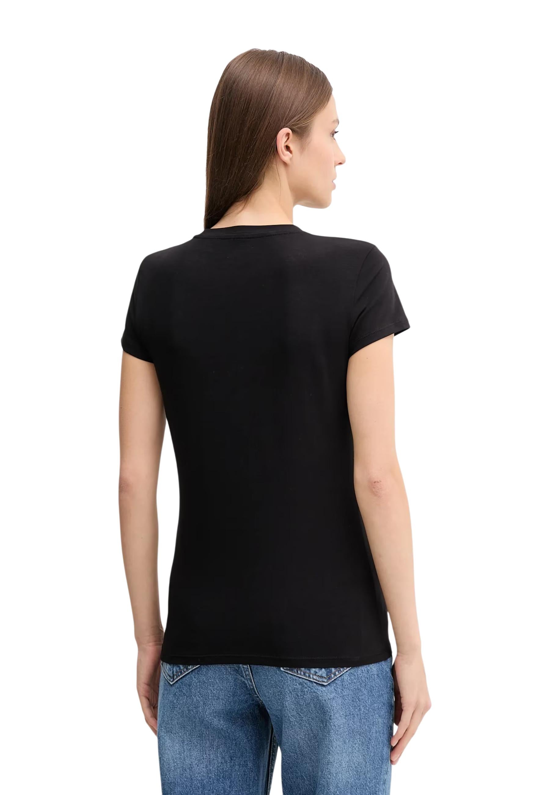 Armani Exchange T-shirt femme — black