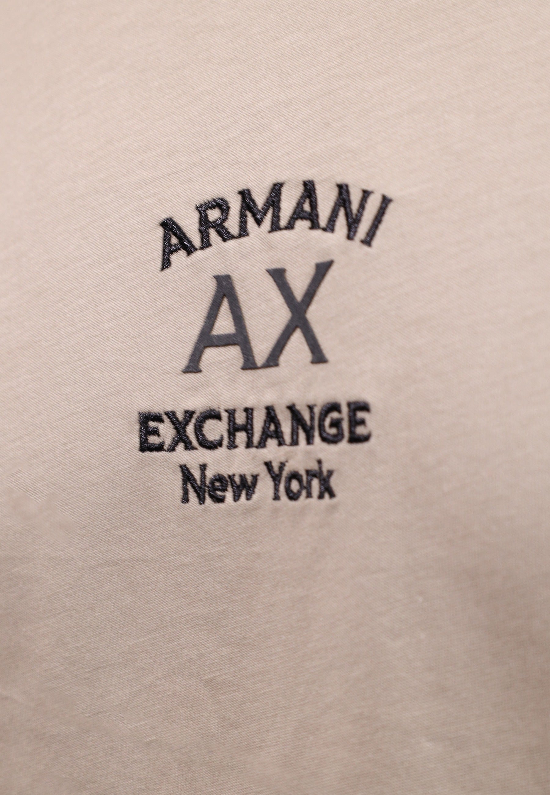 Armani Exchange T-shirt homme — beige