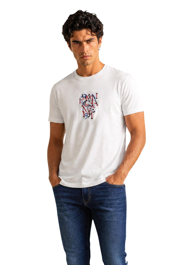 Armani Exchange T-shirt homme — white