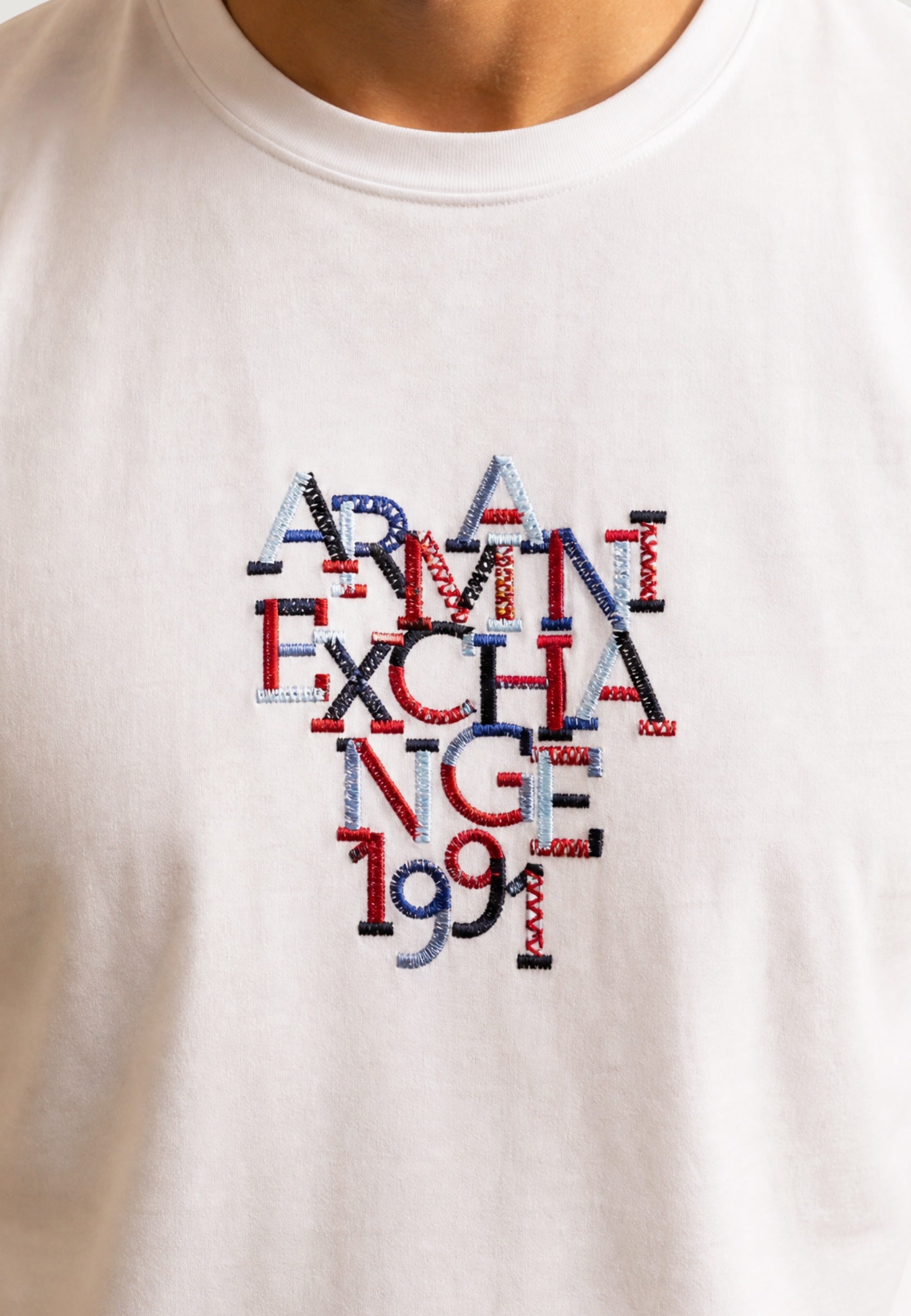 Armani Exchange T-shirt homme — white