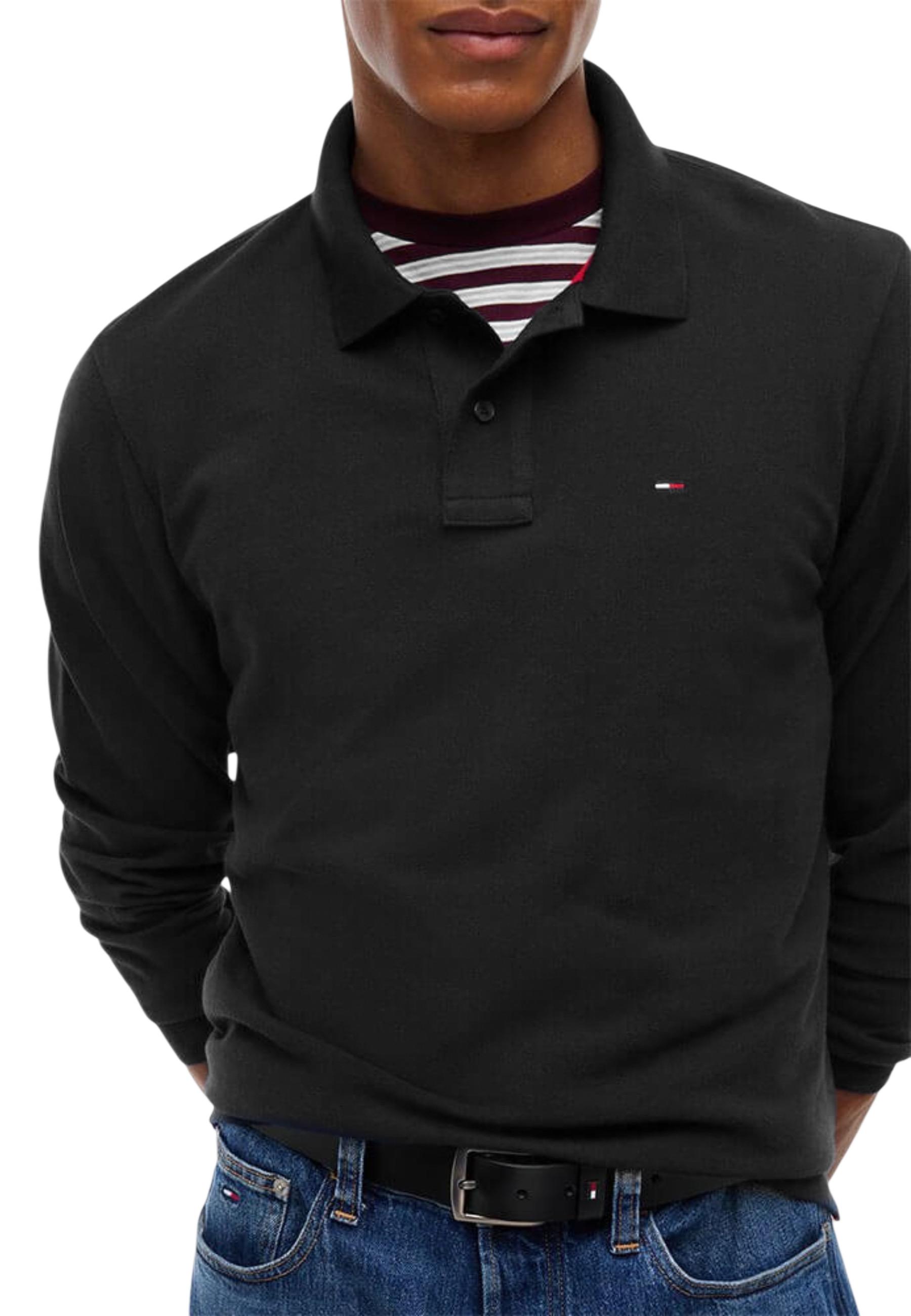 Tommy Hilfiger Jeans Polo homme — black