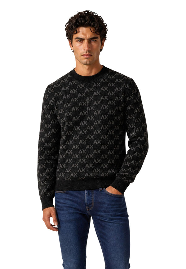 Armani Exchange Pull homme — black