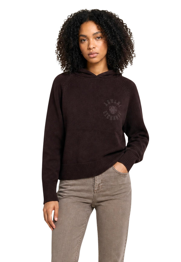 Armani Exchange Pull femme — brown