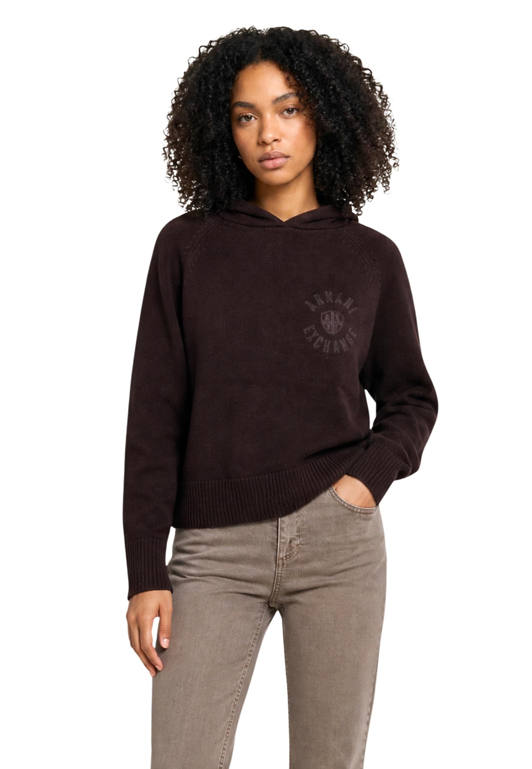 Armani Exchange Pull femme — brown