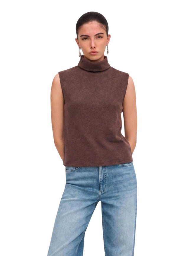 Jacqueline De Yong Pull femme — brown