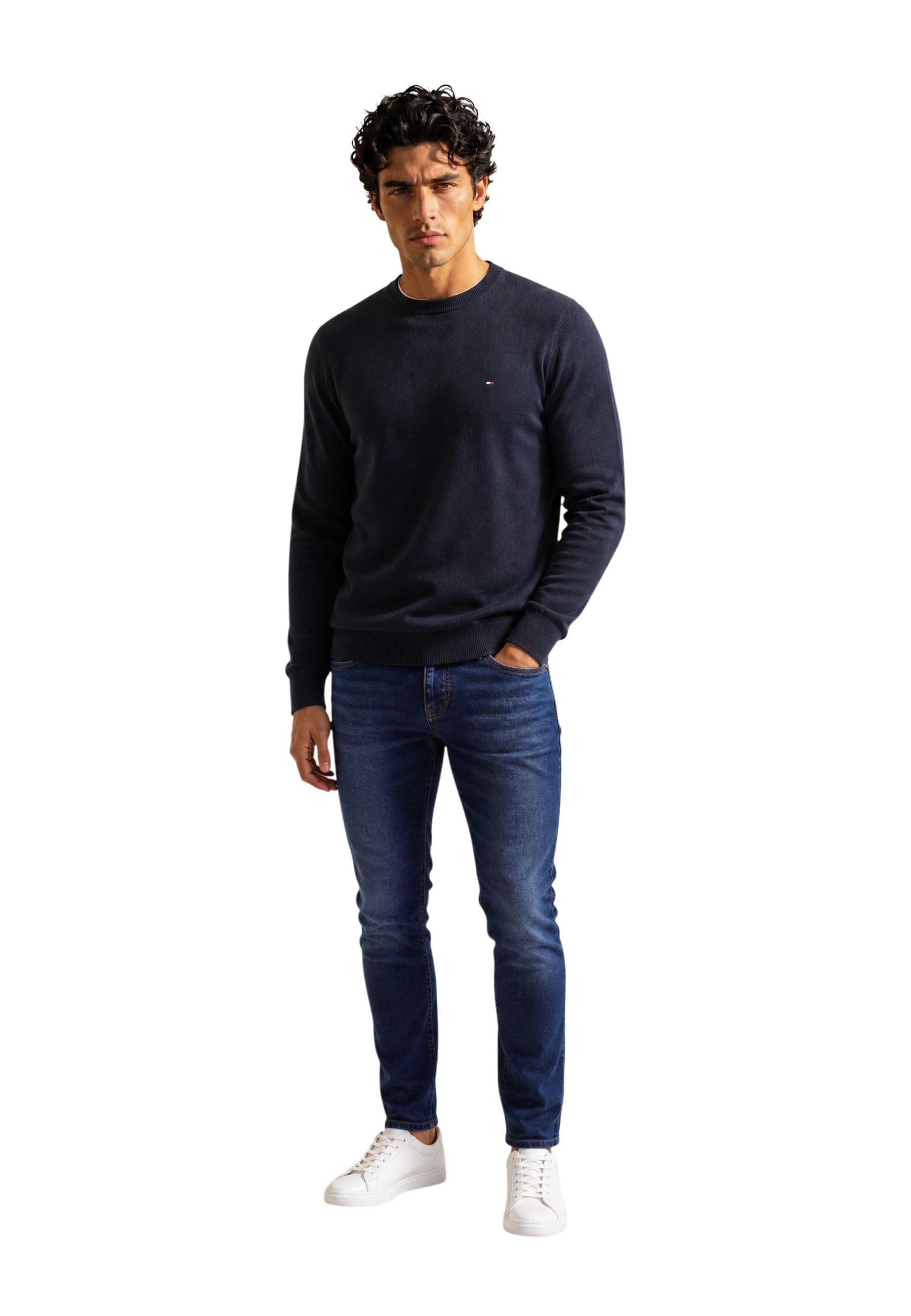 Tommy Hilfiger Pull homme — black