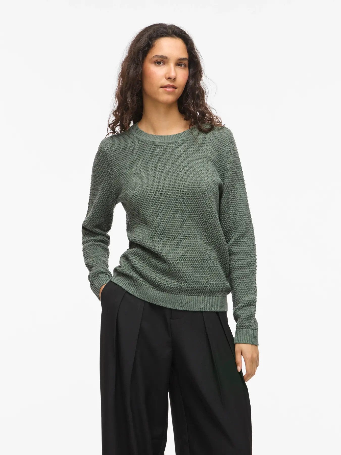 Vila Clothes Pull femme — green