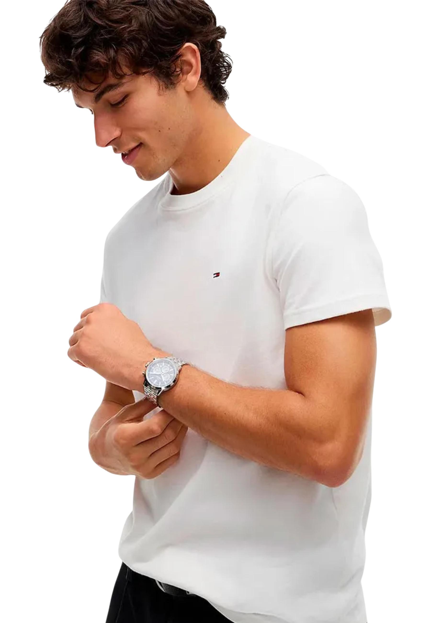 Tommy Hilfiger Jeans T-shirt homme — white