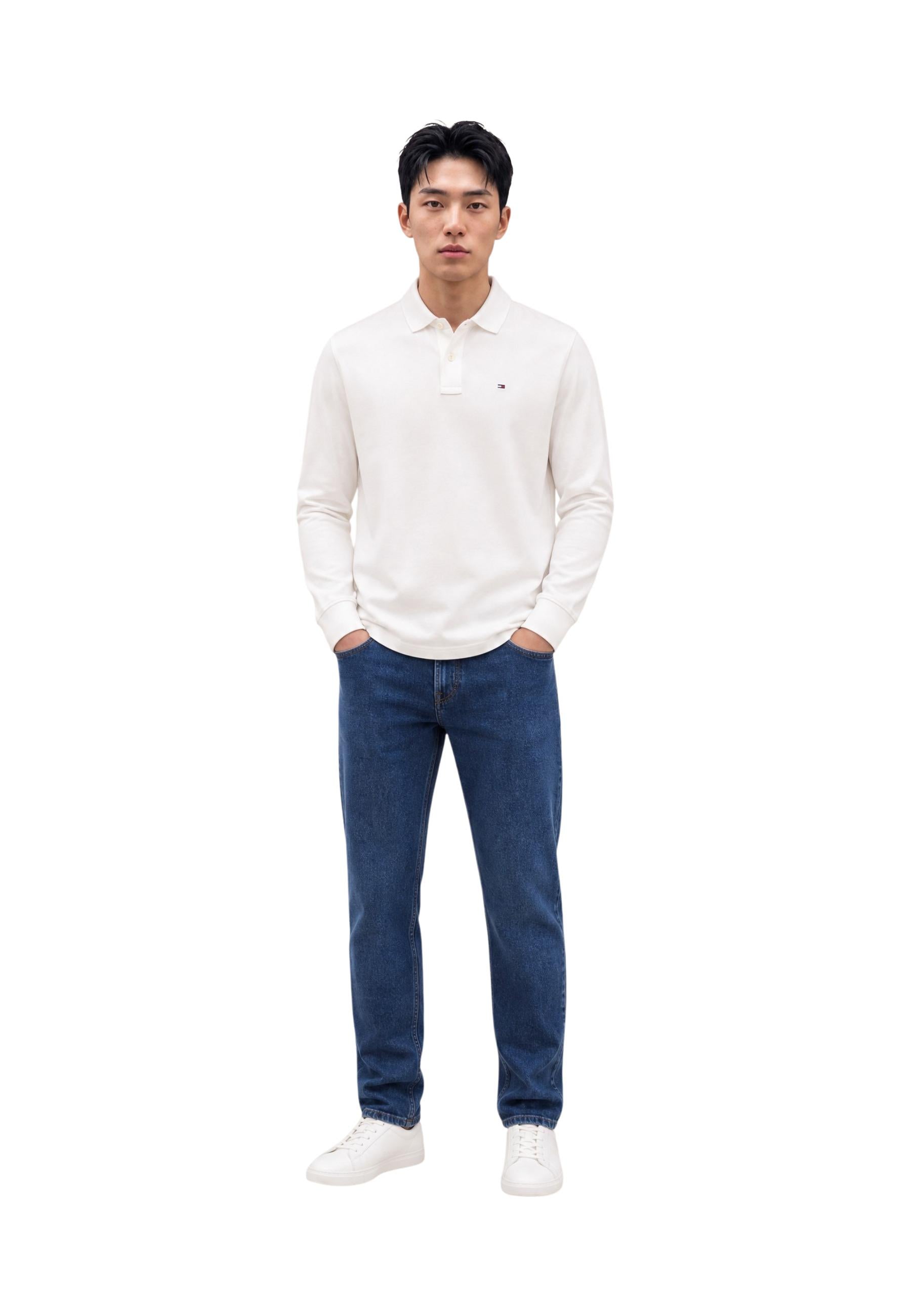 Tommy Hilfiger Jeans Polo homme — white