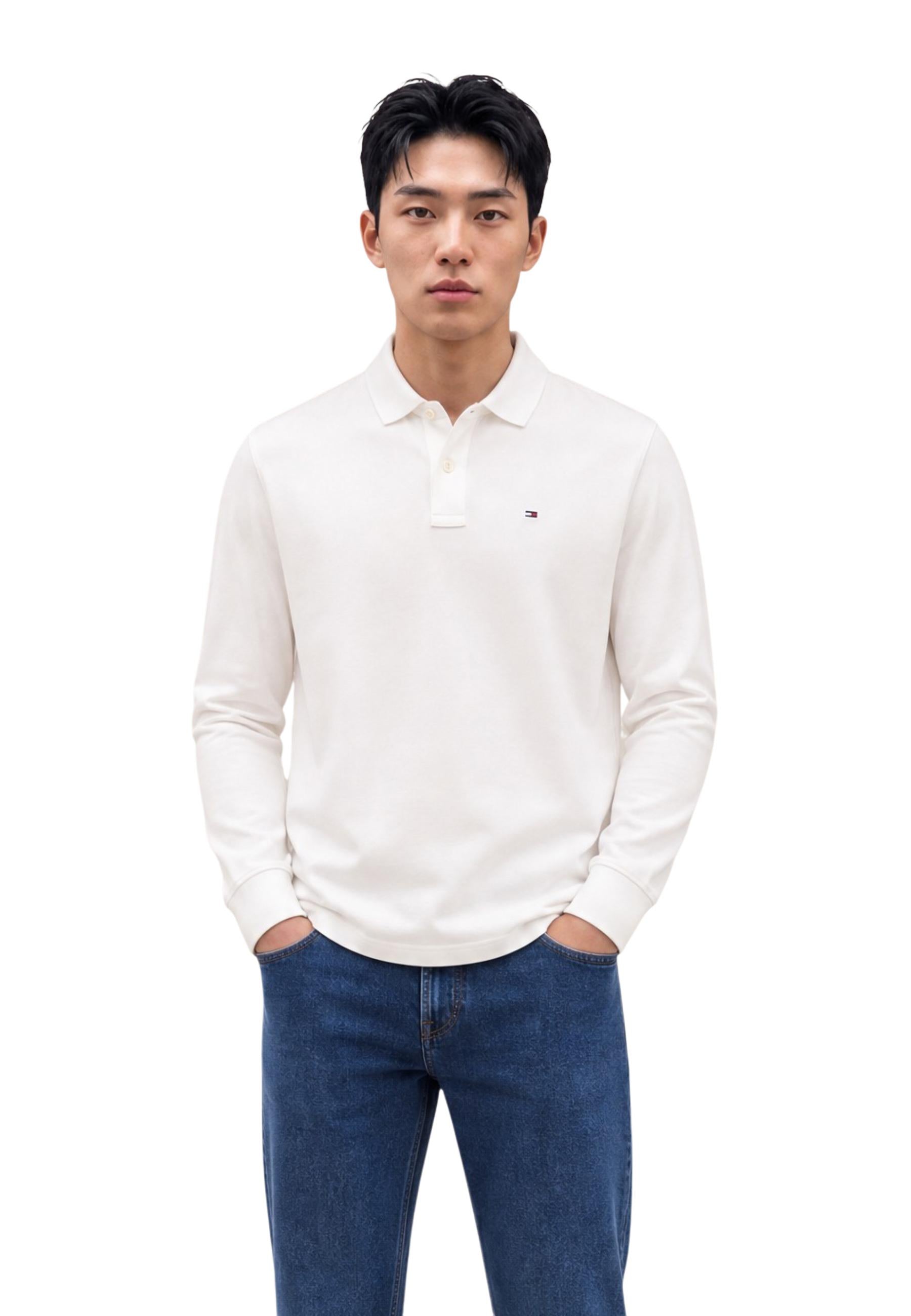 Tommy Hilfiger Jeans Polo homme — white
