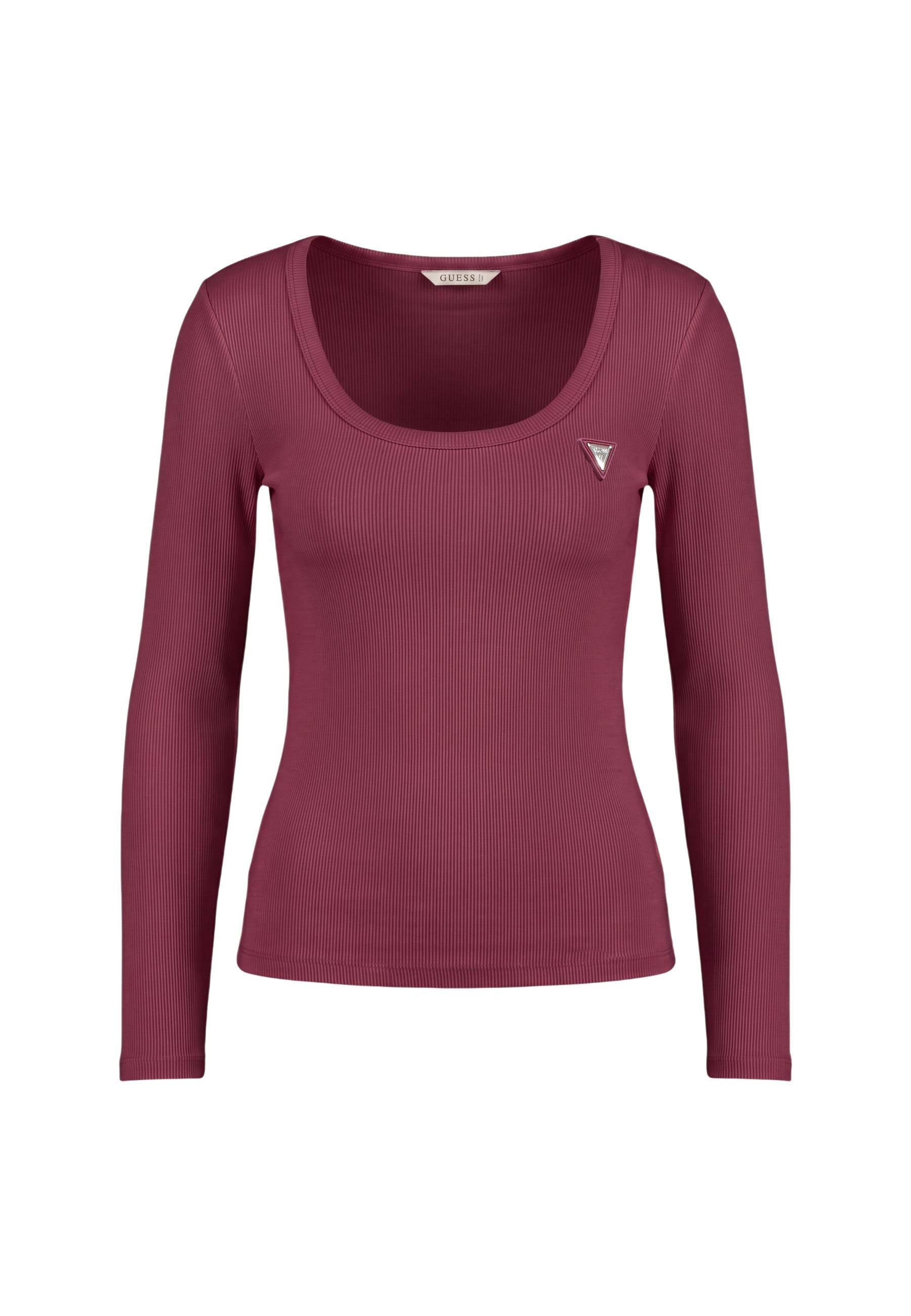 Guess T-shirt femme — bordeaux