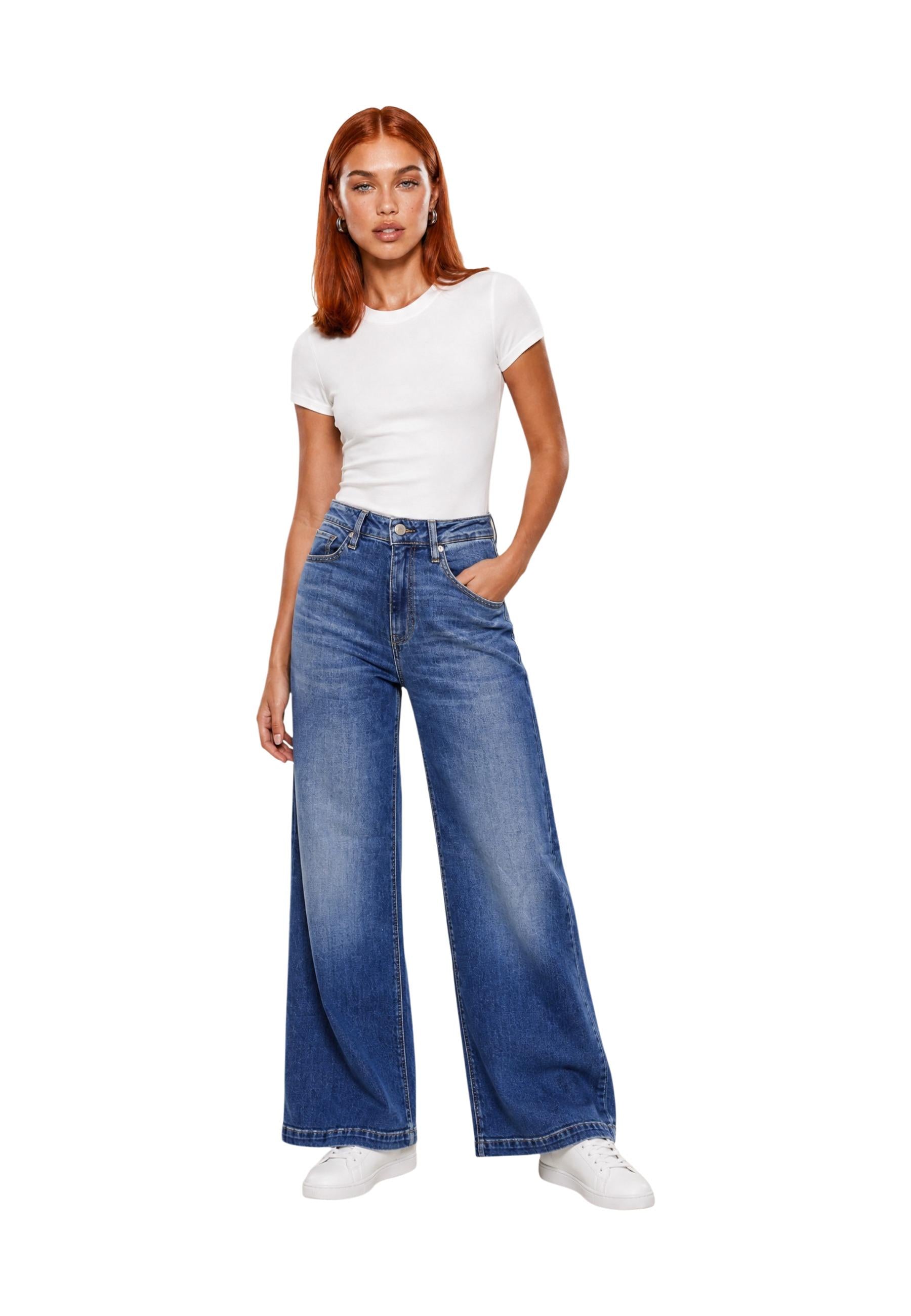 Guess Pantalon femme Pantalons — blue