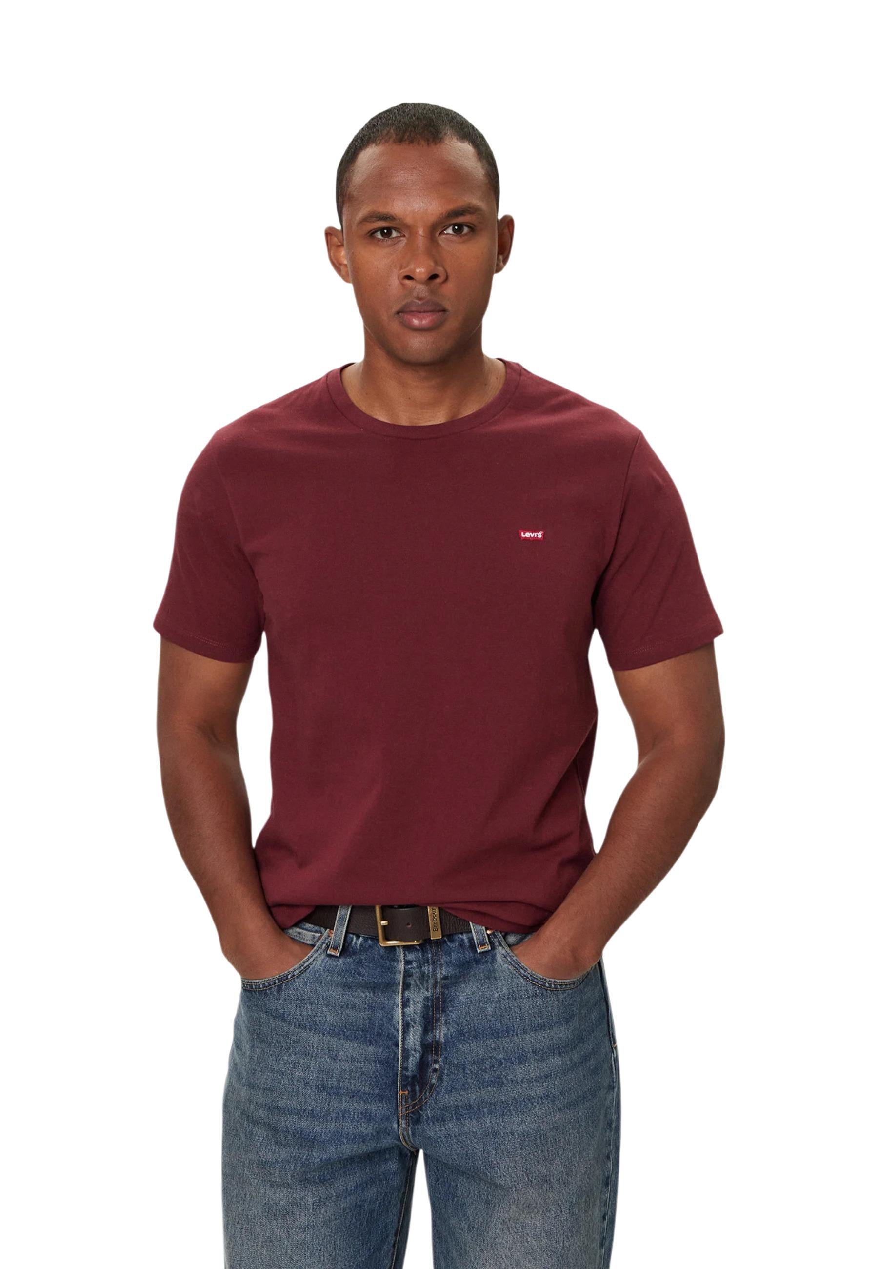 Levi`s T-shirt homme — bordeaux