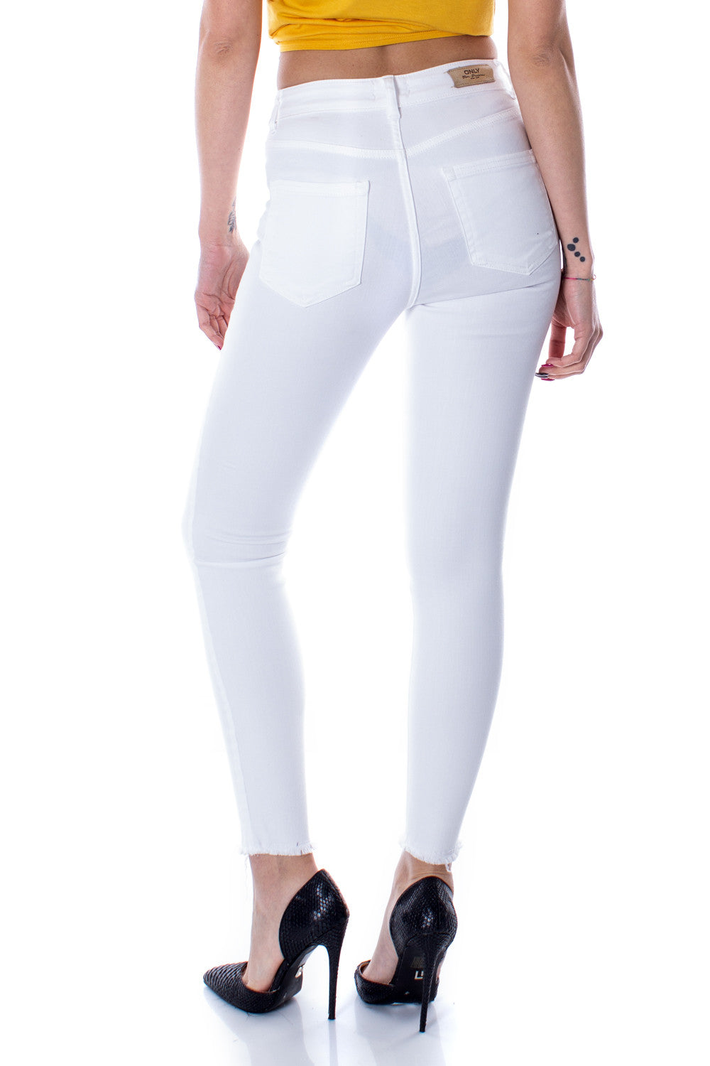 Only Pantalon femme Pantalons — white