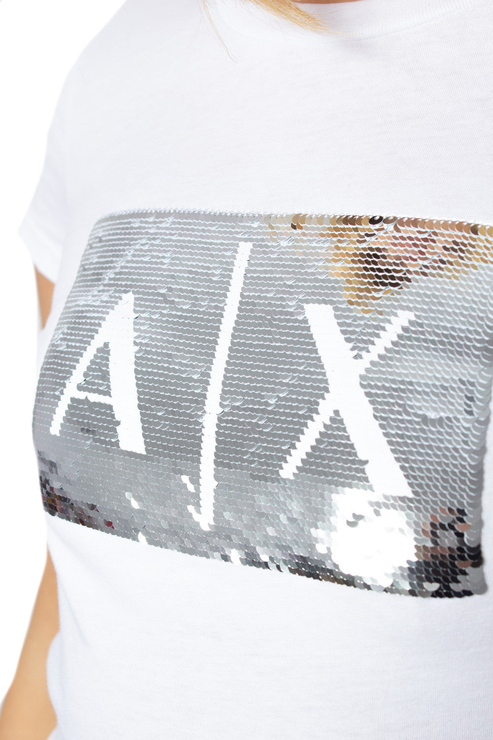 Armani Exchange T-shirt femme — white