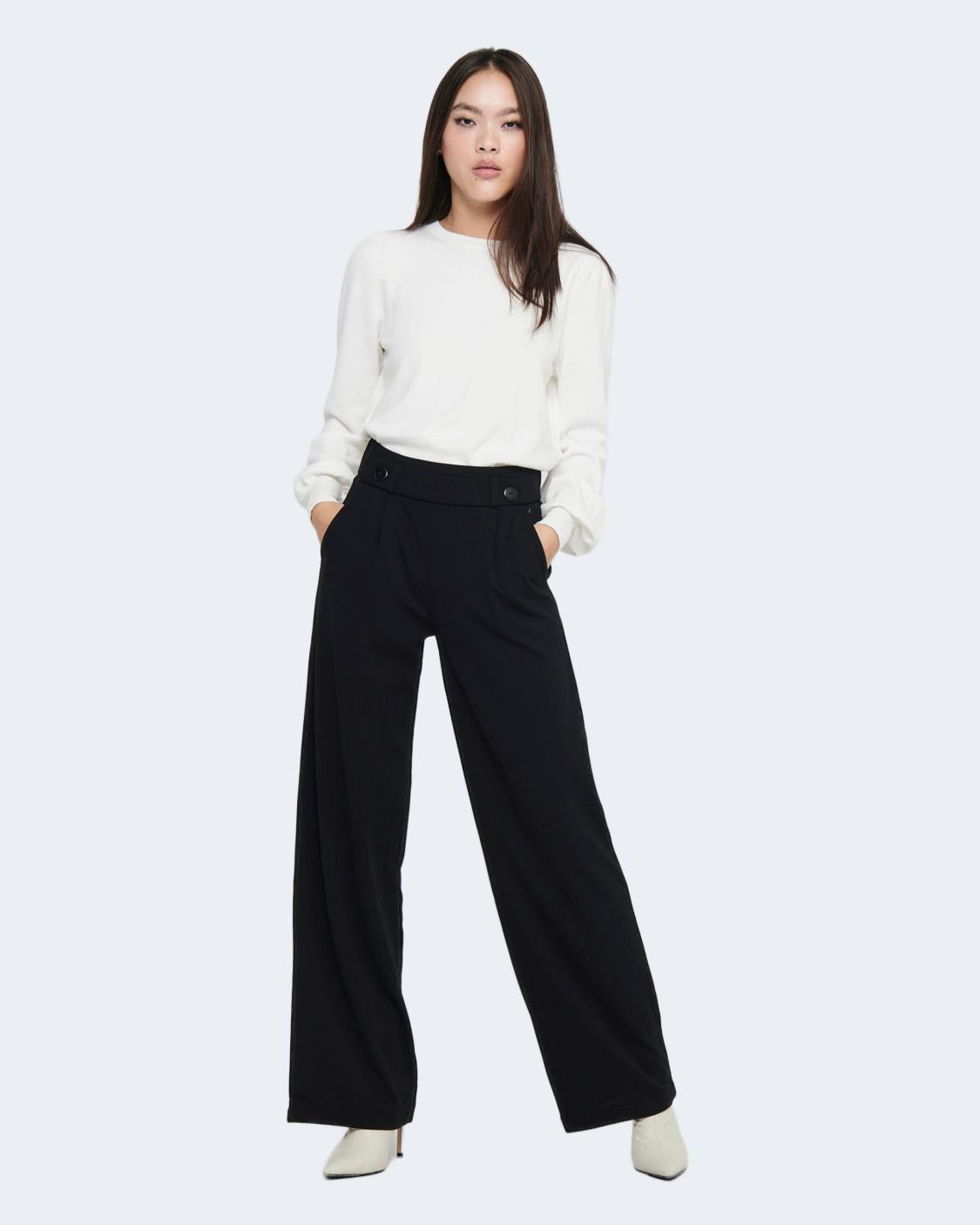 Jacqueline De Yong Pantalon femme Pantalons — black
