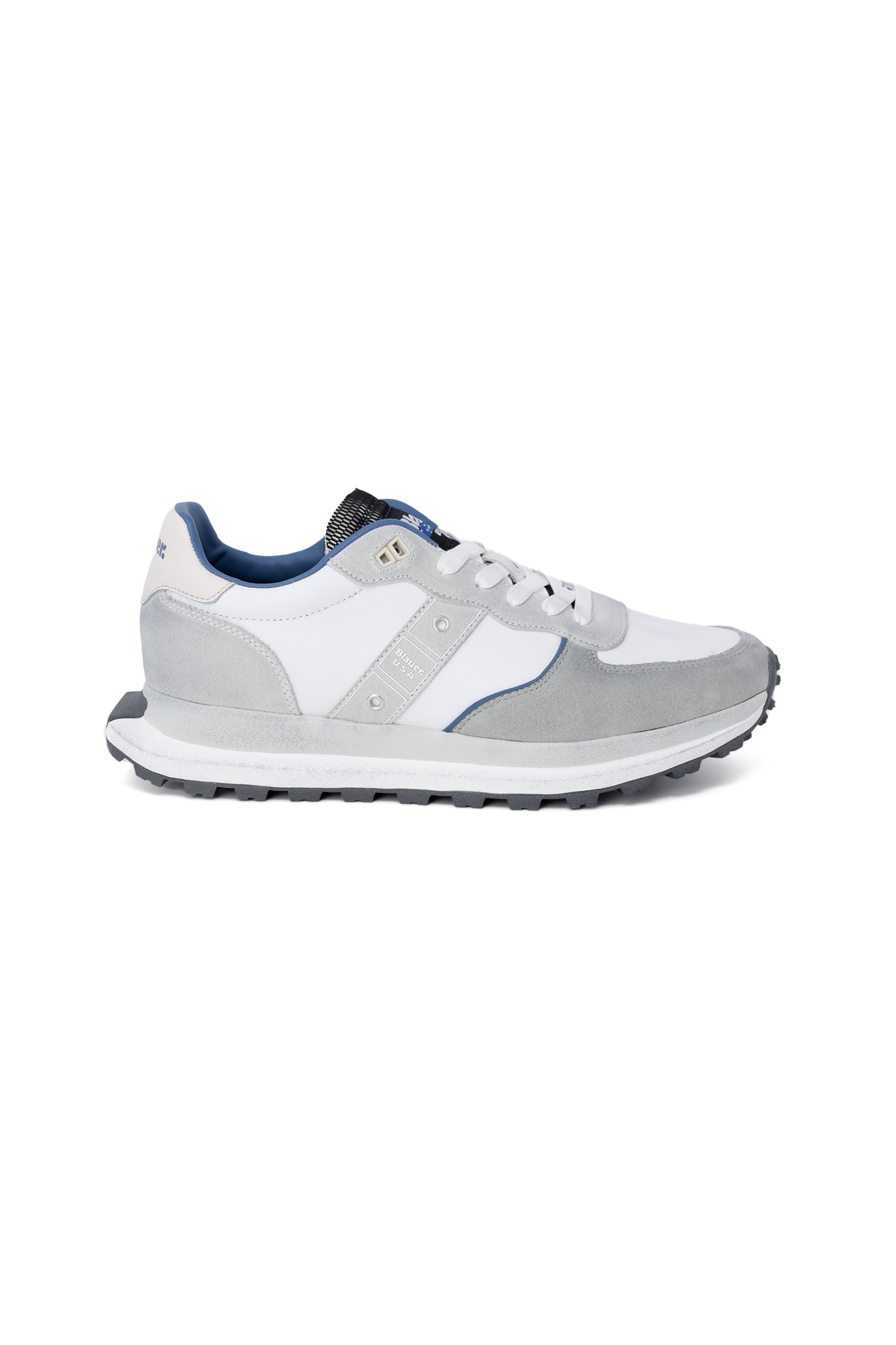 Blauer. Baskets homme — grey