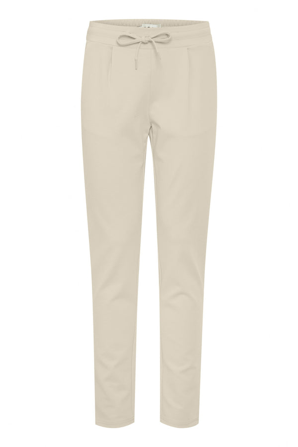 Ichi Pantalon femme Pantalons — beige