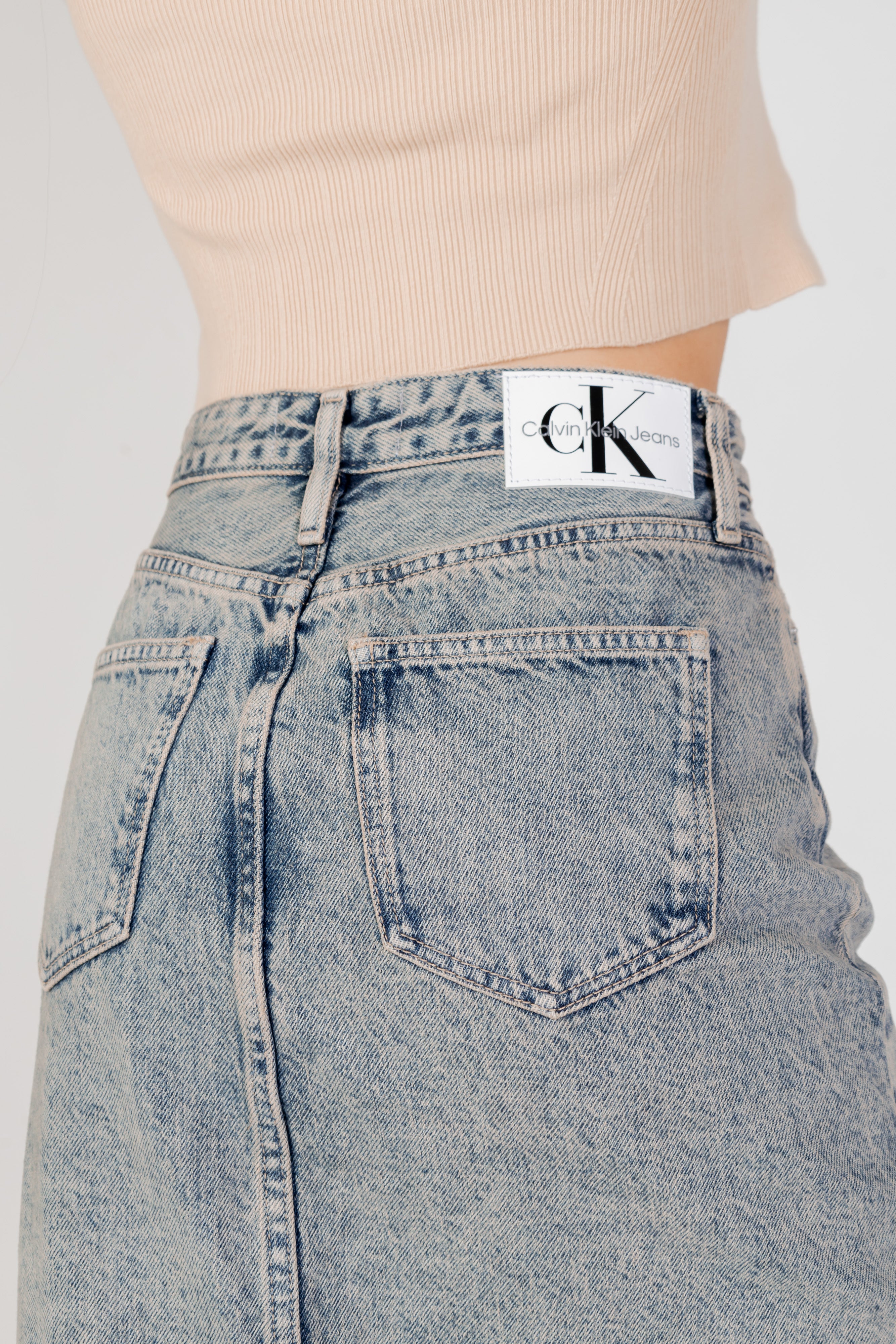 Calvin Klein Jeans Jean femme Jupes — blue