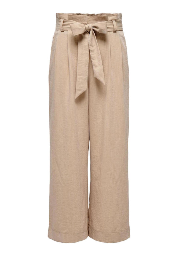 Only Pantalon femme Pantalons — beige
