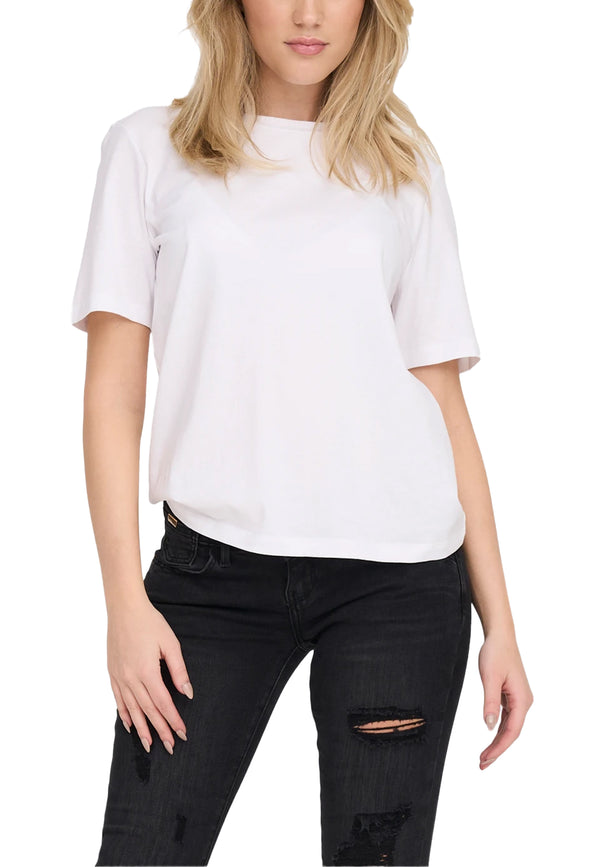 Only T-shirt femme — white