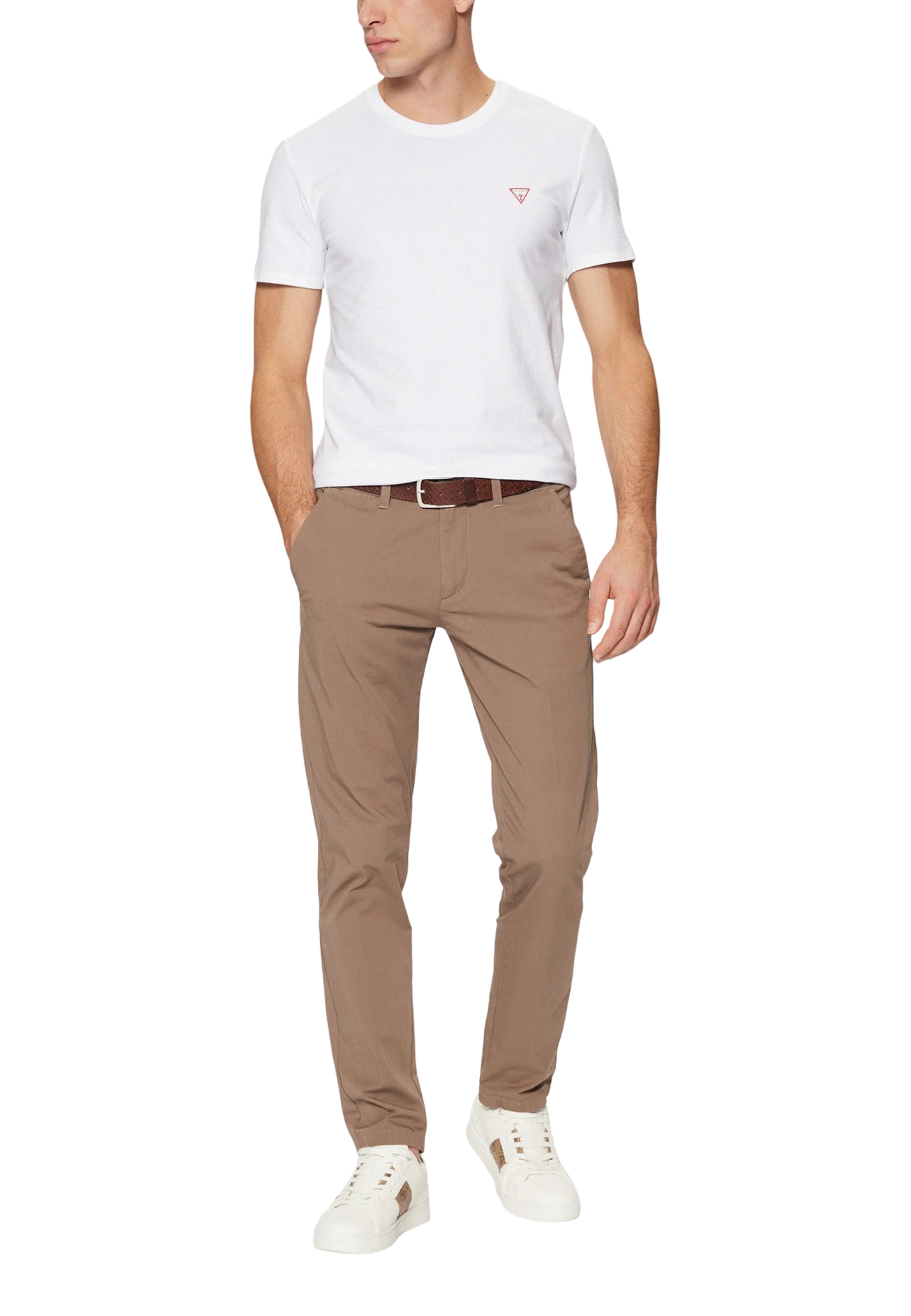 Guess T-shirt homme — white