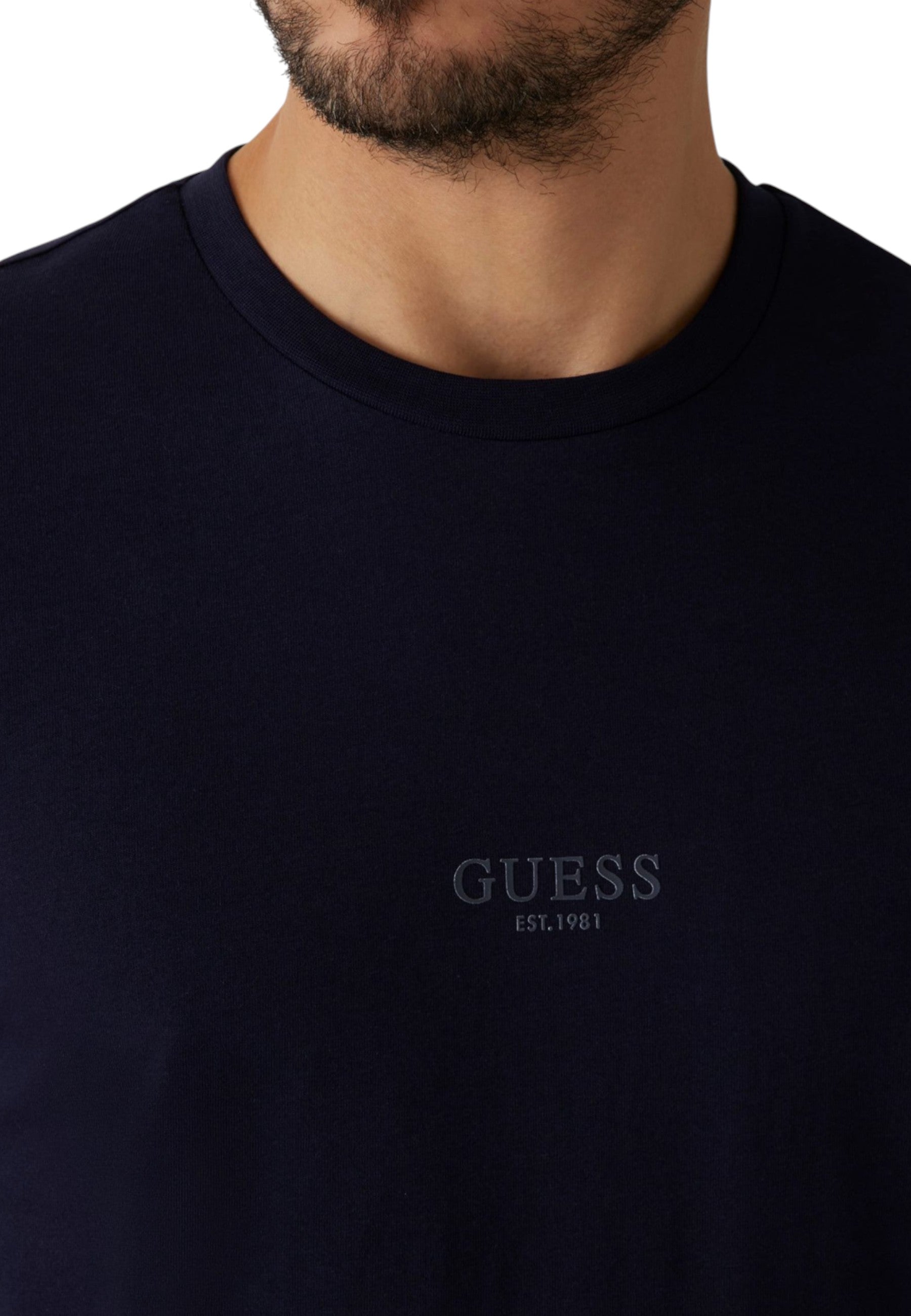 Guess T-shirt homme — blue
