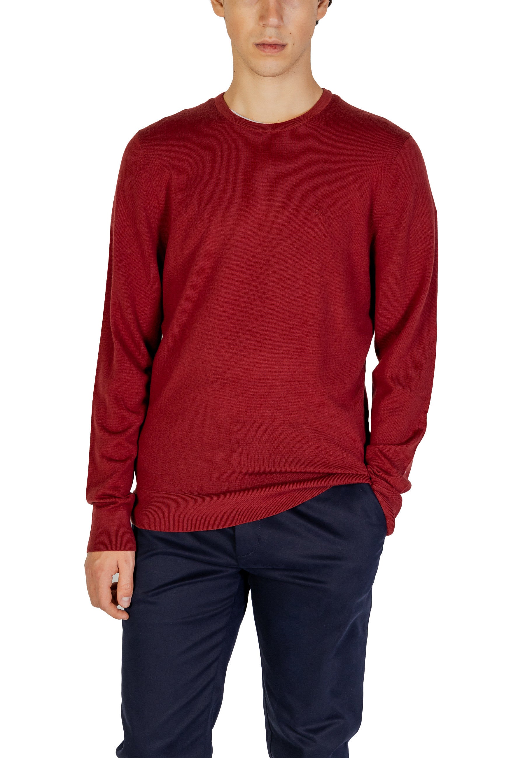 Calvin Klein Jeans Pull homme — bordeaux